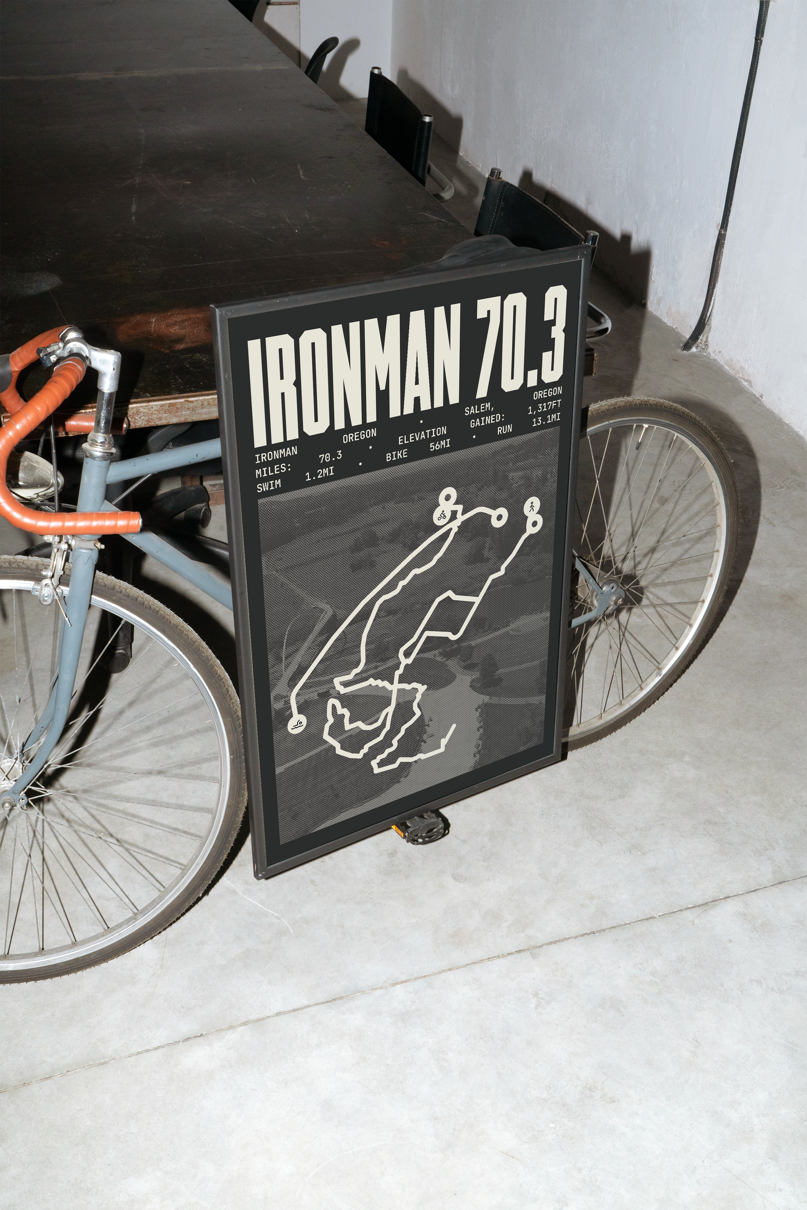 Ironman 70.3 Oregon Poster