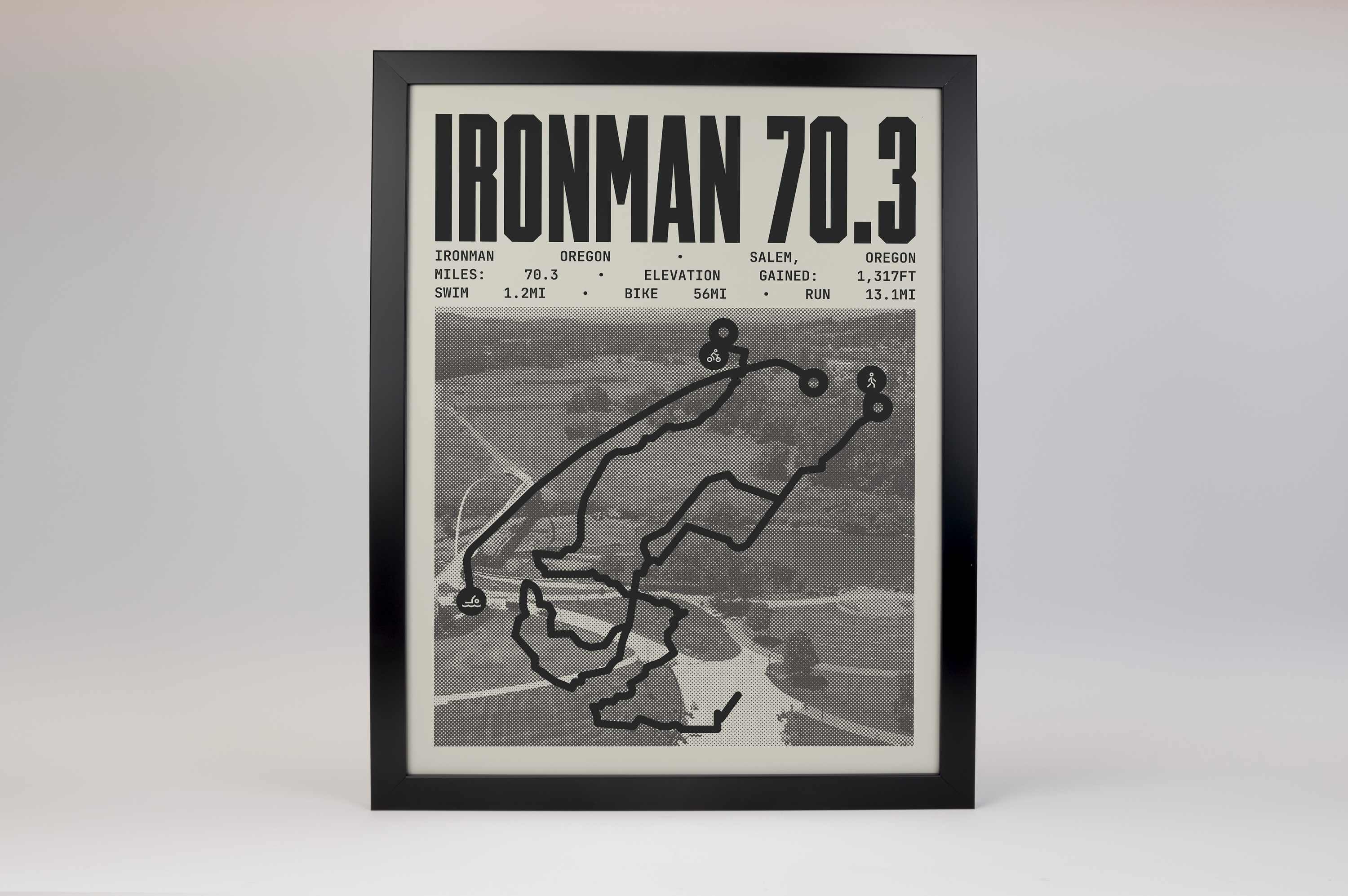 Ironman 70.3 Oregon Poster