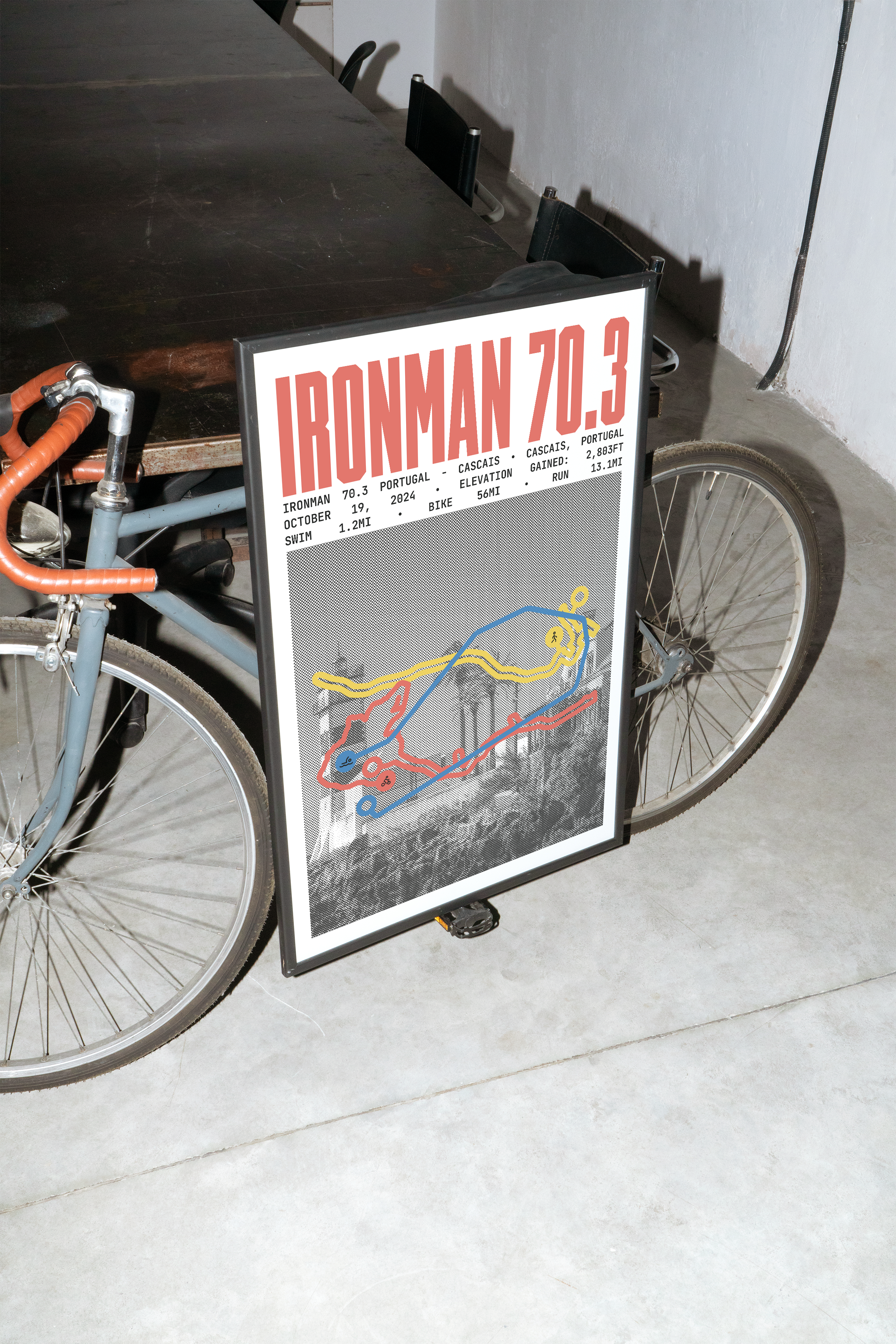 Ironman 70.3 Portugal - Cascais Poster