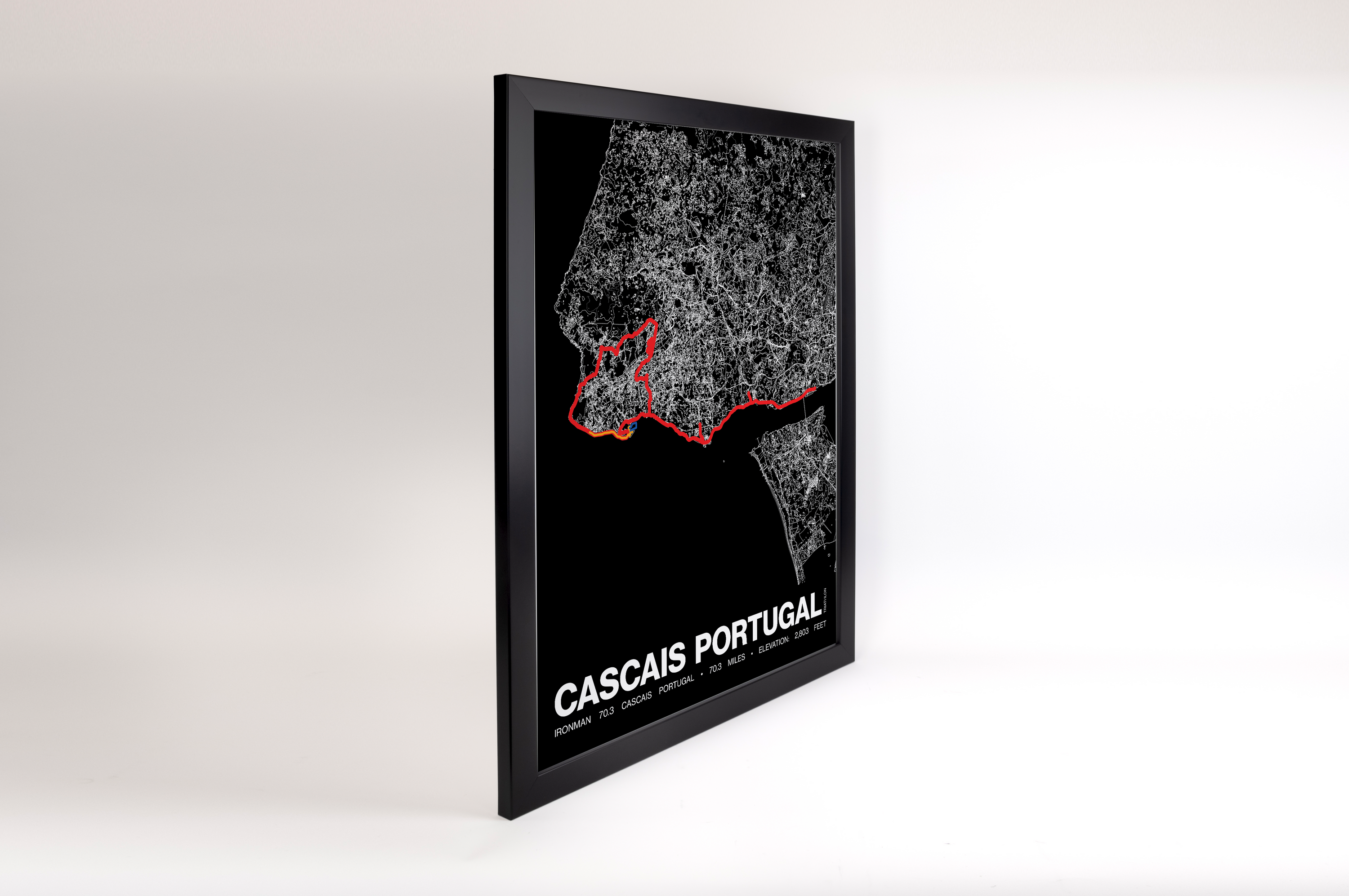 Ironman 70.3 Portugal - Cascais Poster - Grid Style