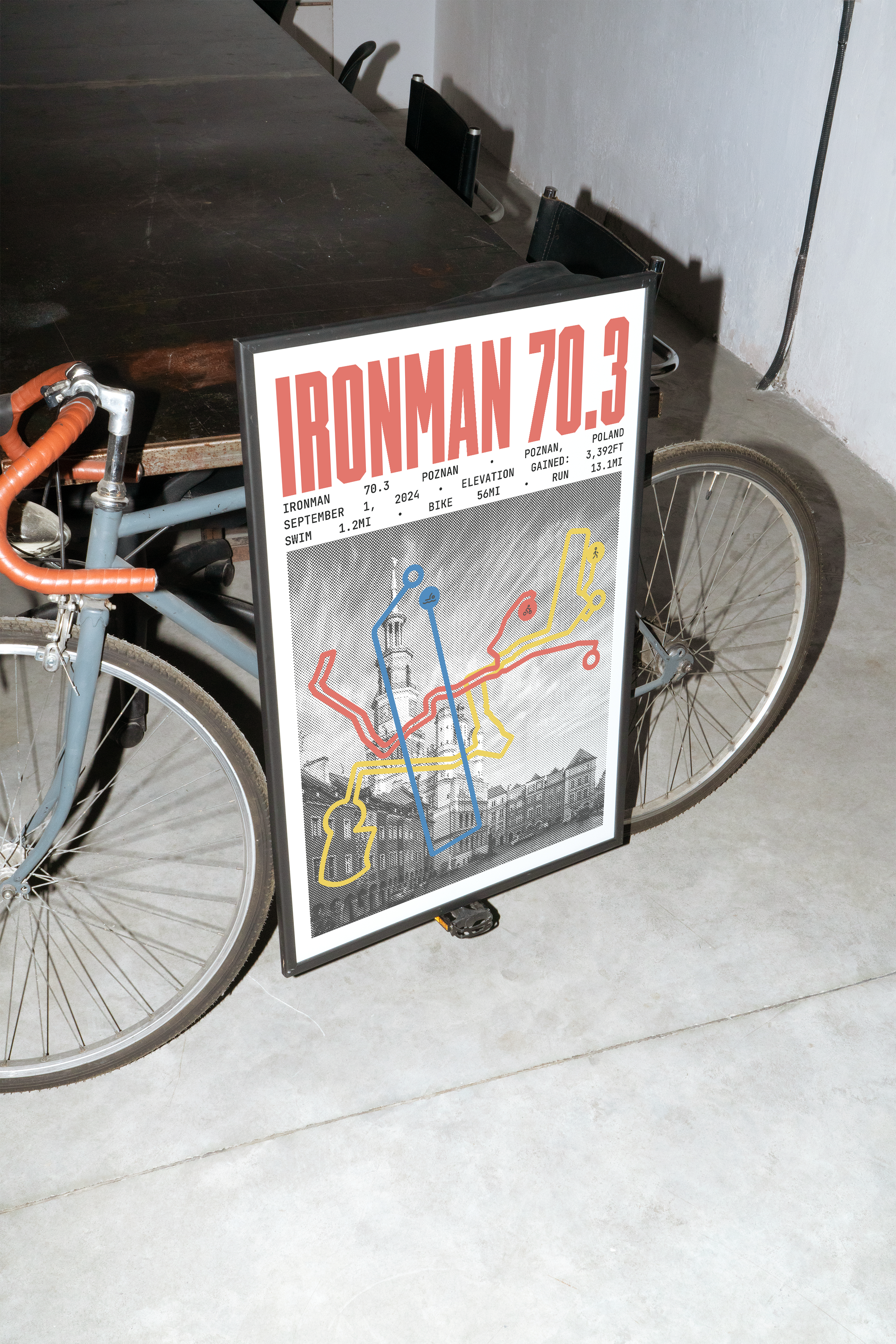 Ironman 70.3 Poznan Poster