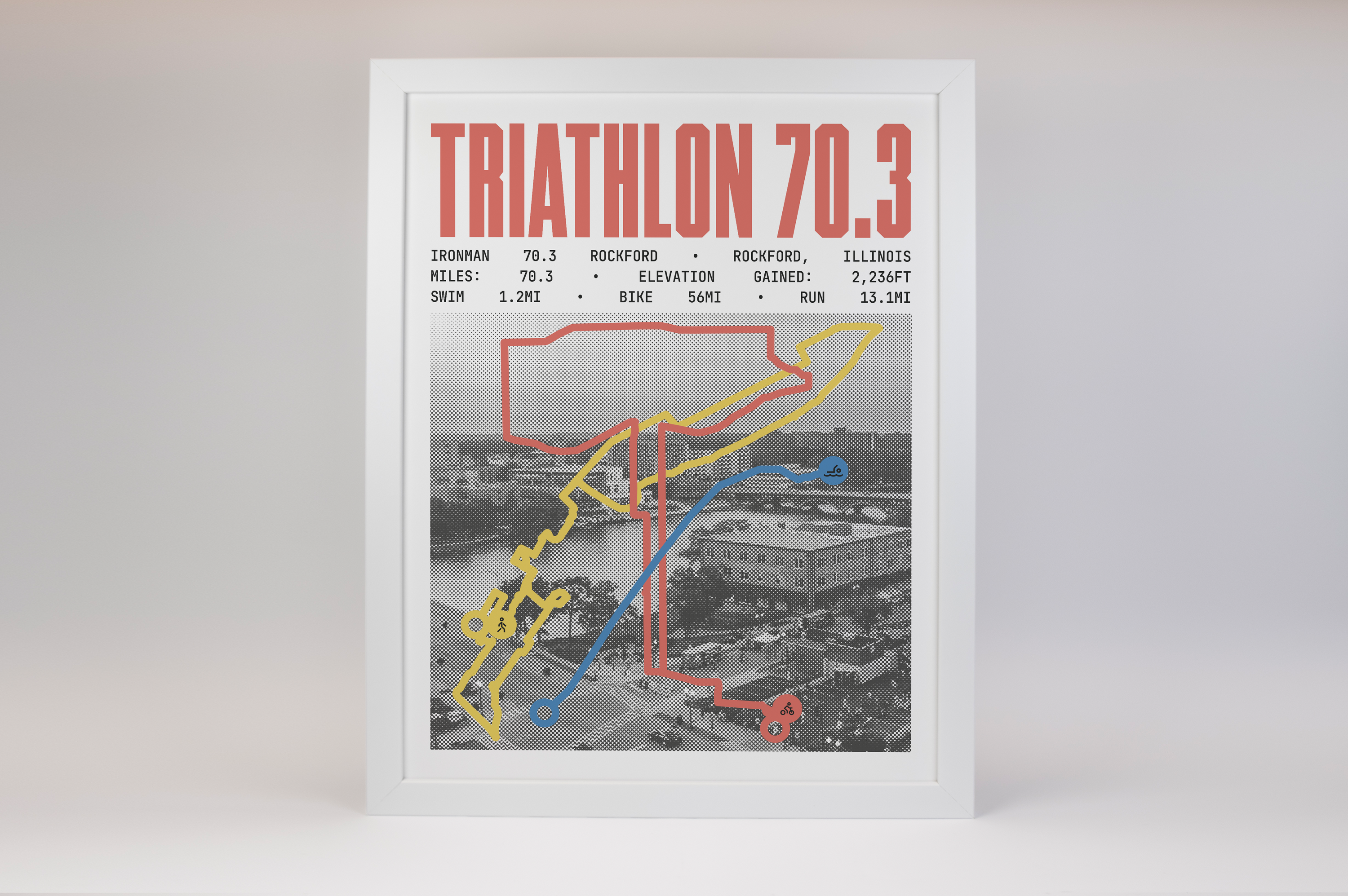 Ironman 70.3 Rockford Poster