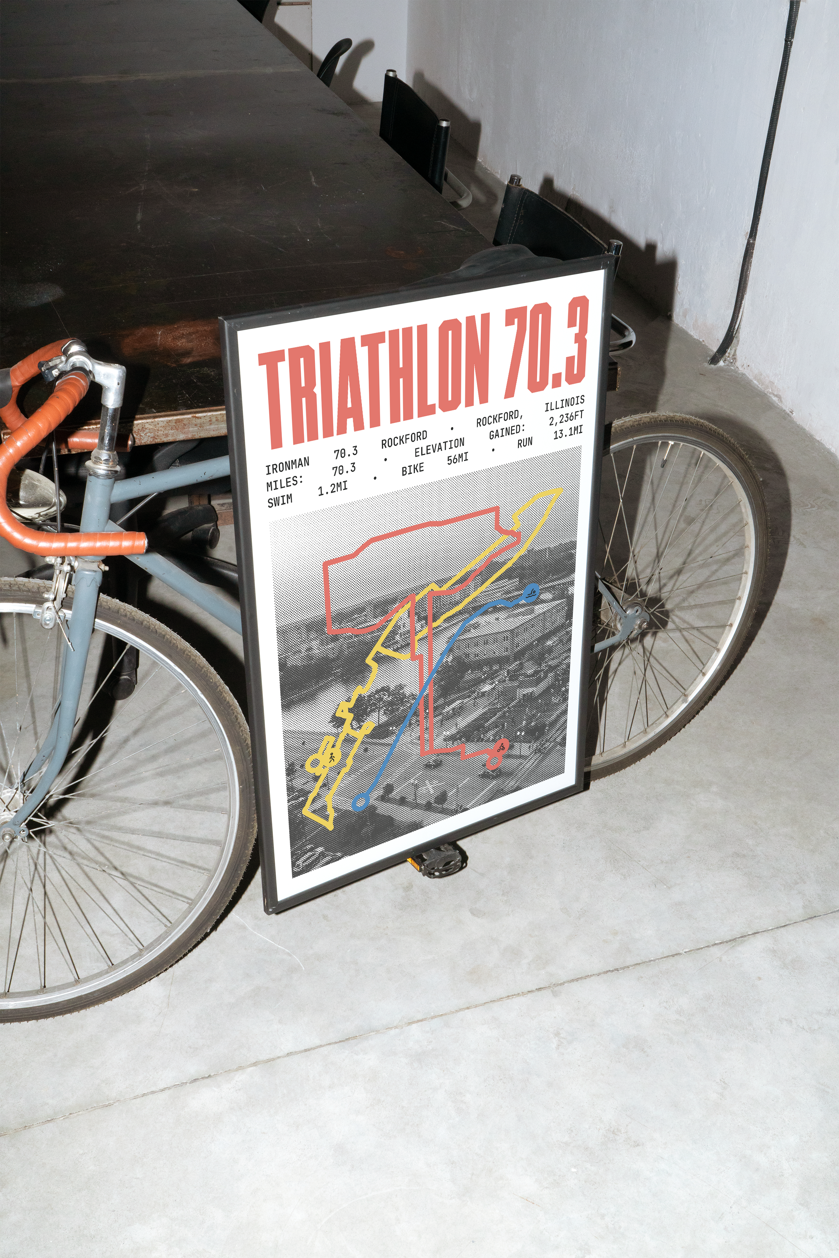 Ironman 70.3 Rockford Poster