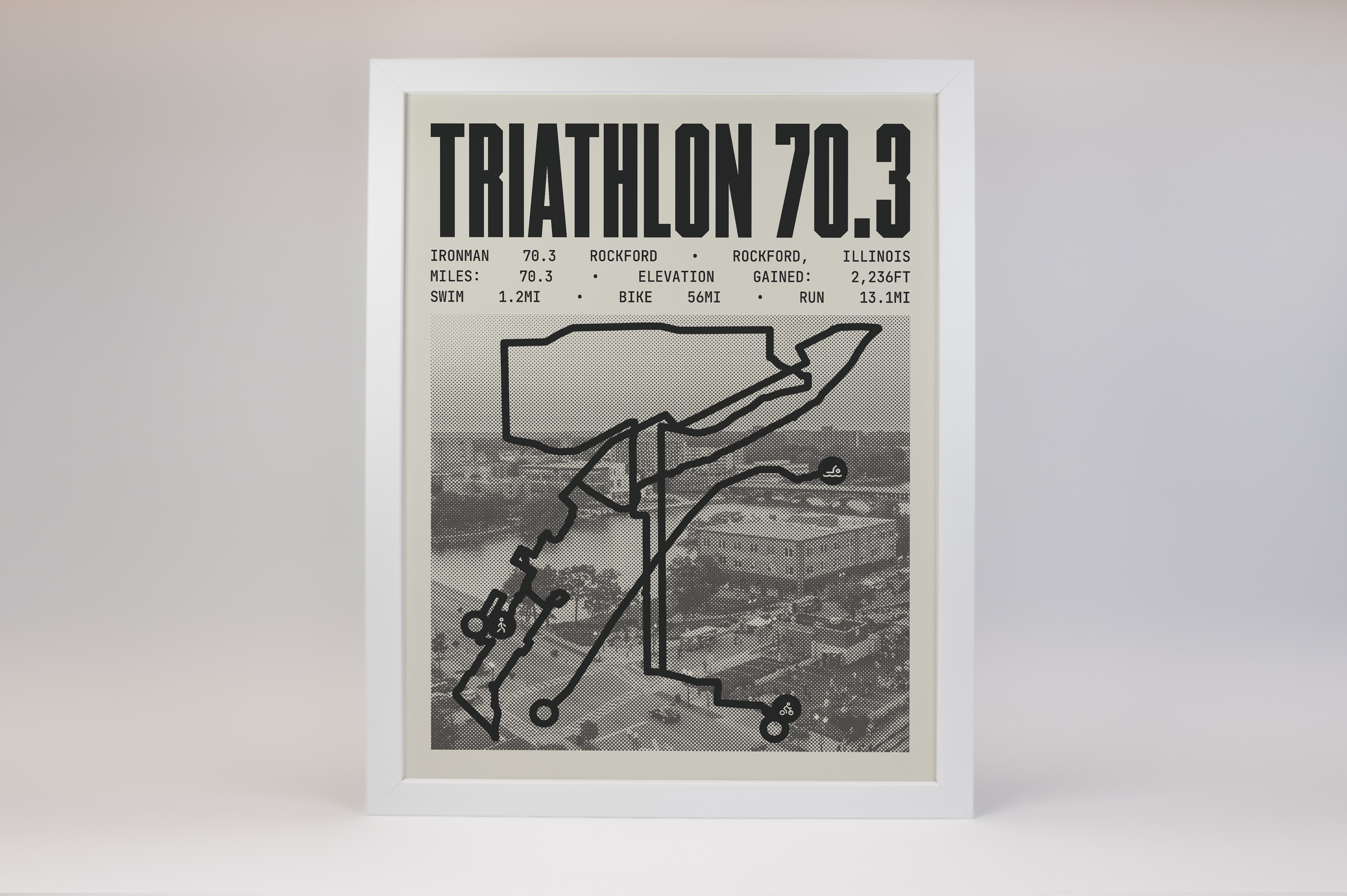 Ironman 70.3 Rockford Poster