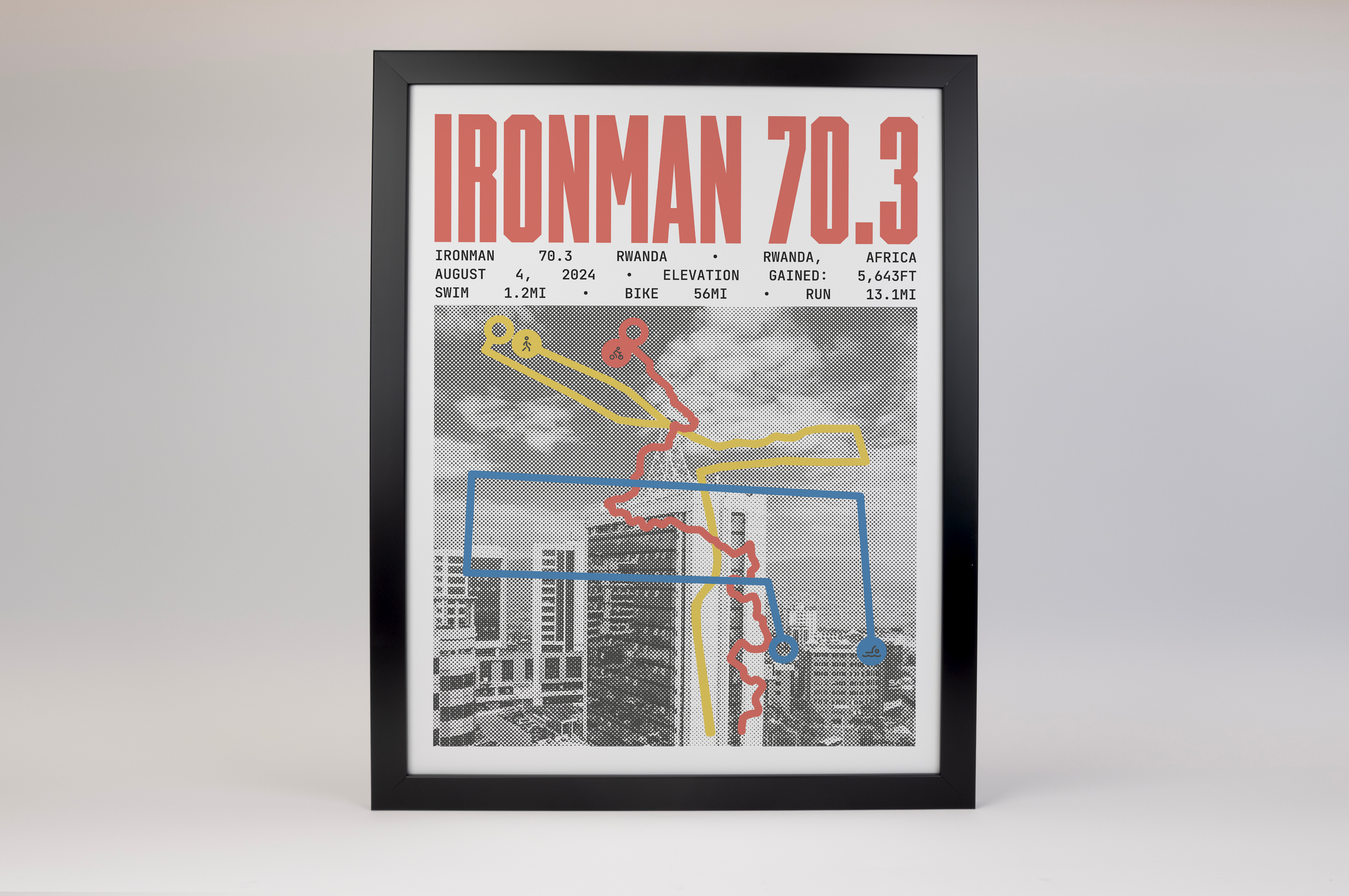 Ironman 70.3 Rwanda Poster