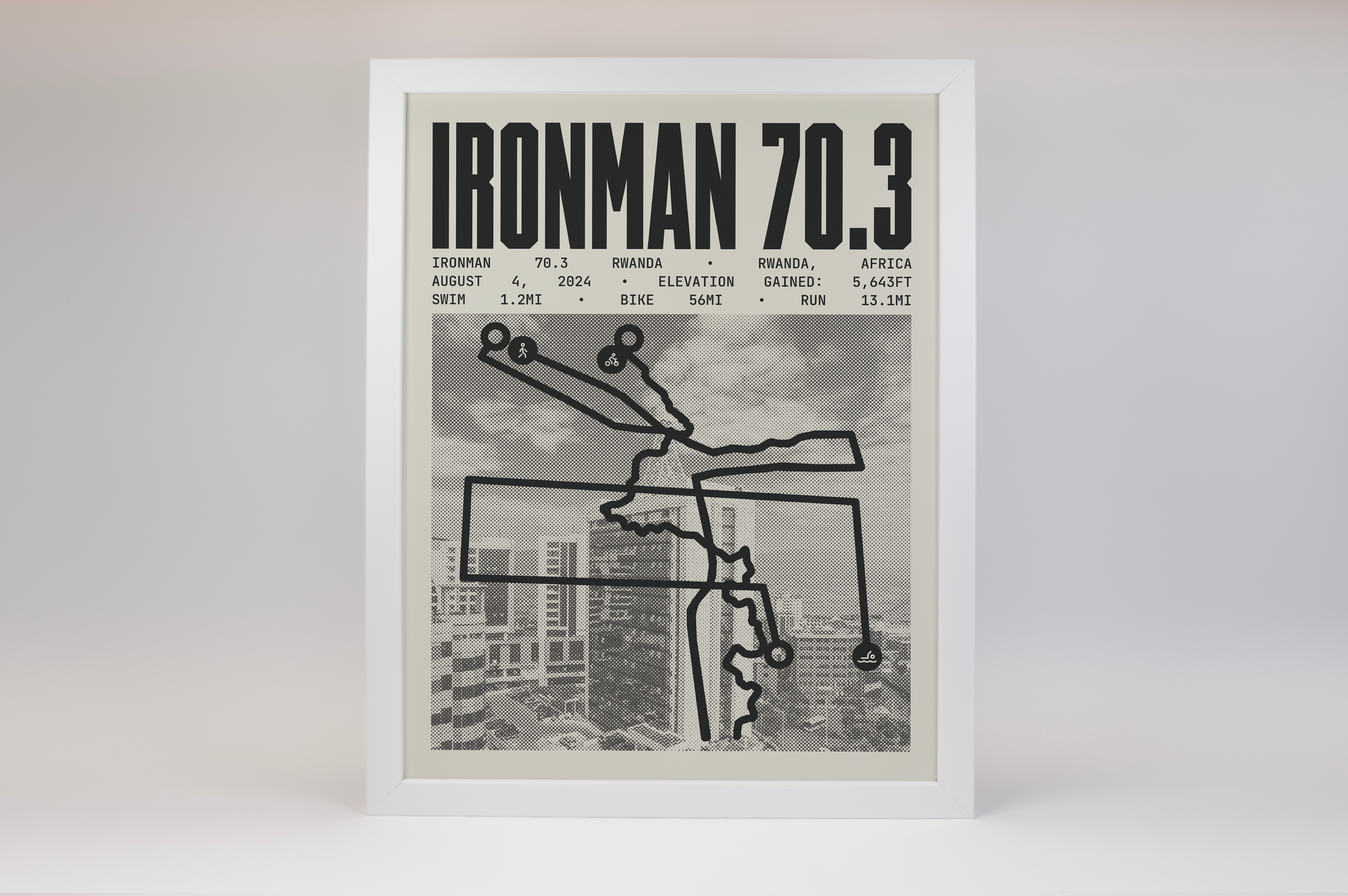 Ironman 70.3 Rwanda Poster