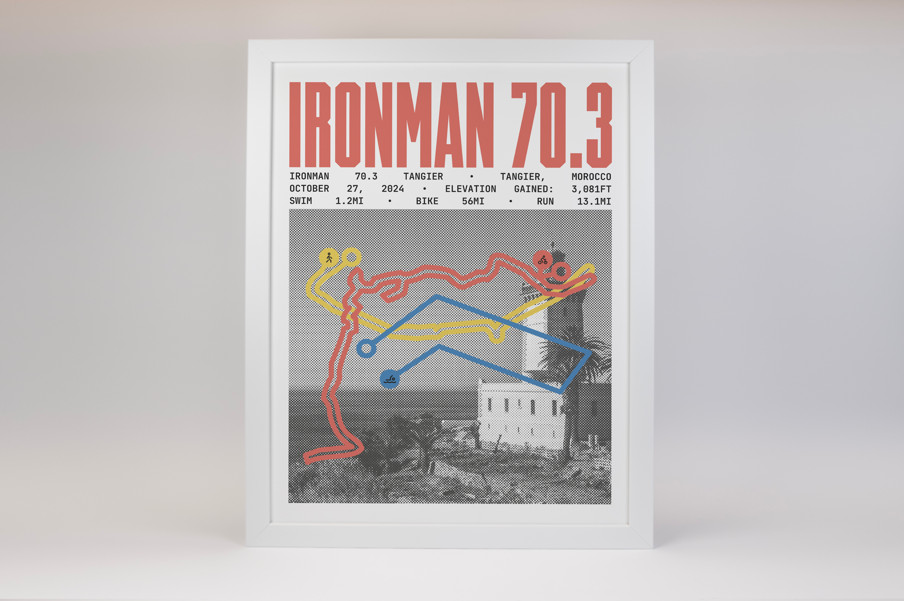 Ironman 70.3 Tangier Poster