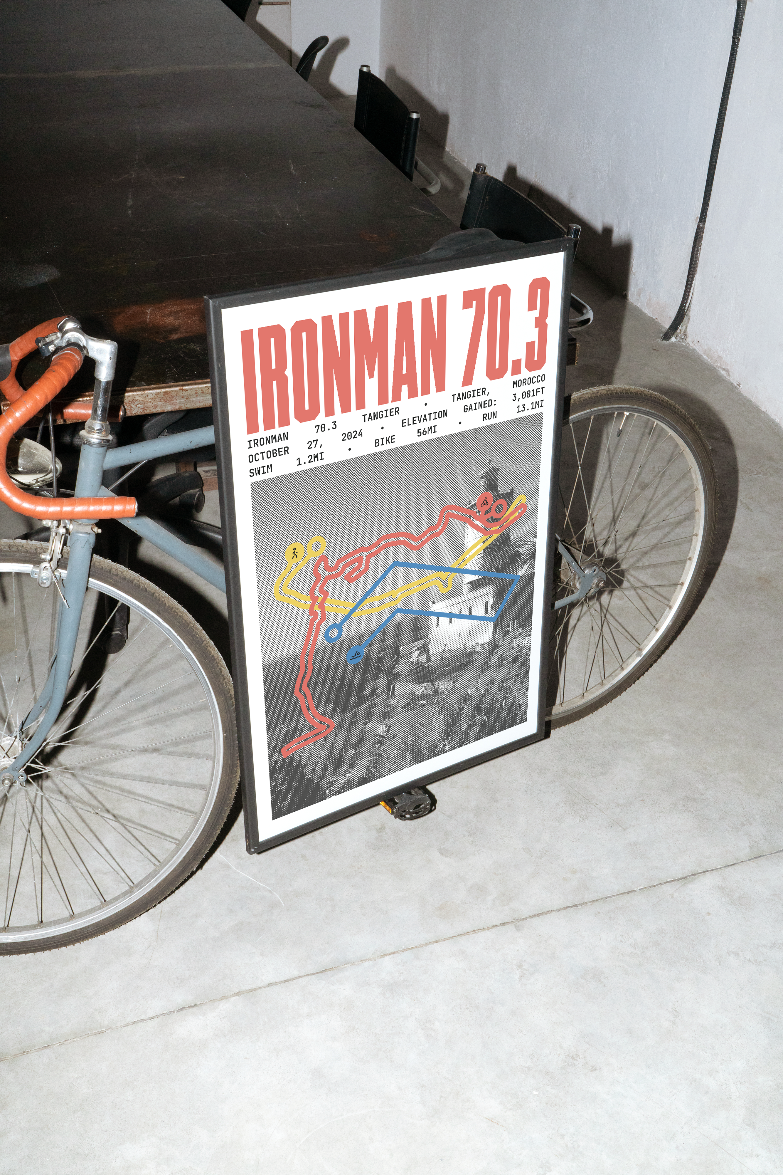 Ironman 70.3 Tangier Poster