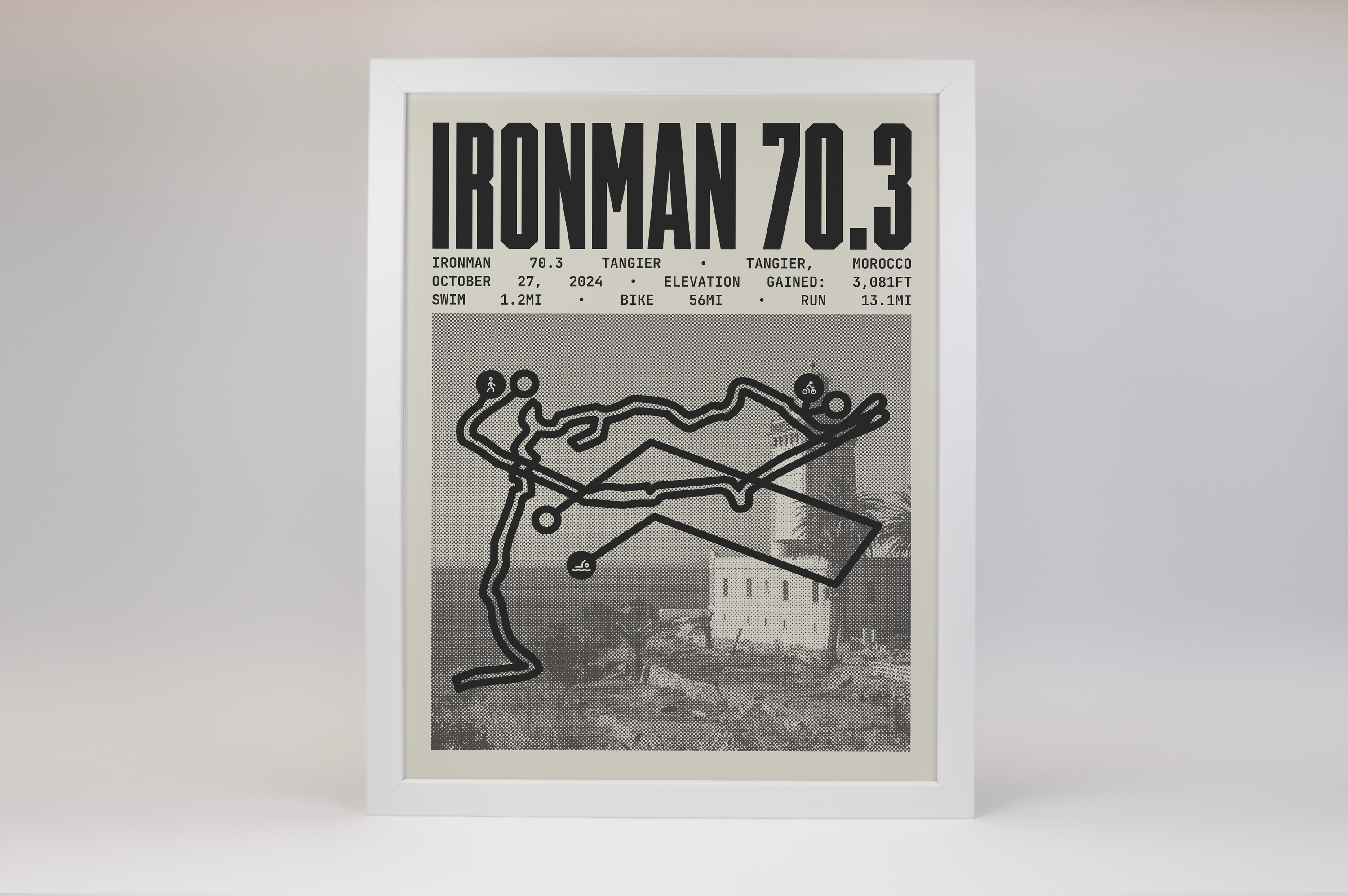 Ironman 70.3 Tangier Poster