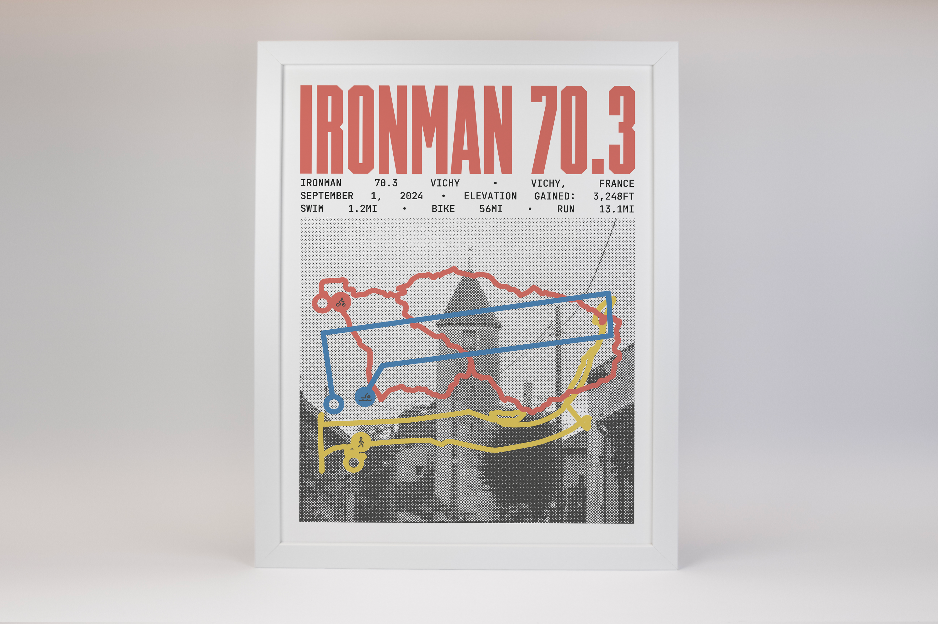 Ironman 70.3 Vichy Poster