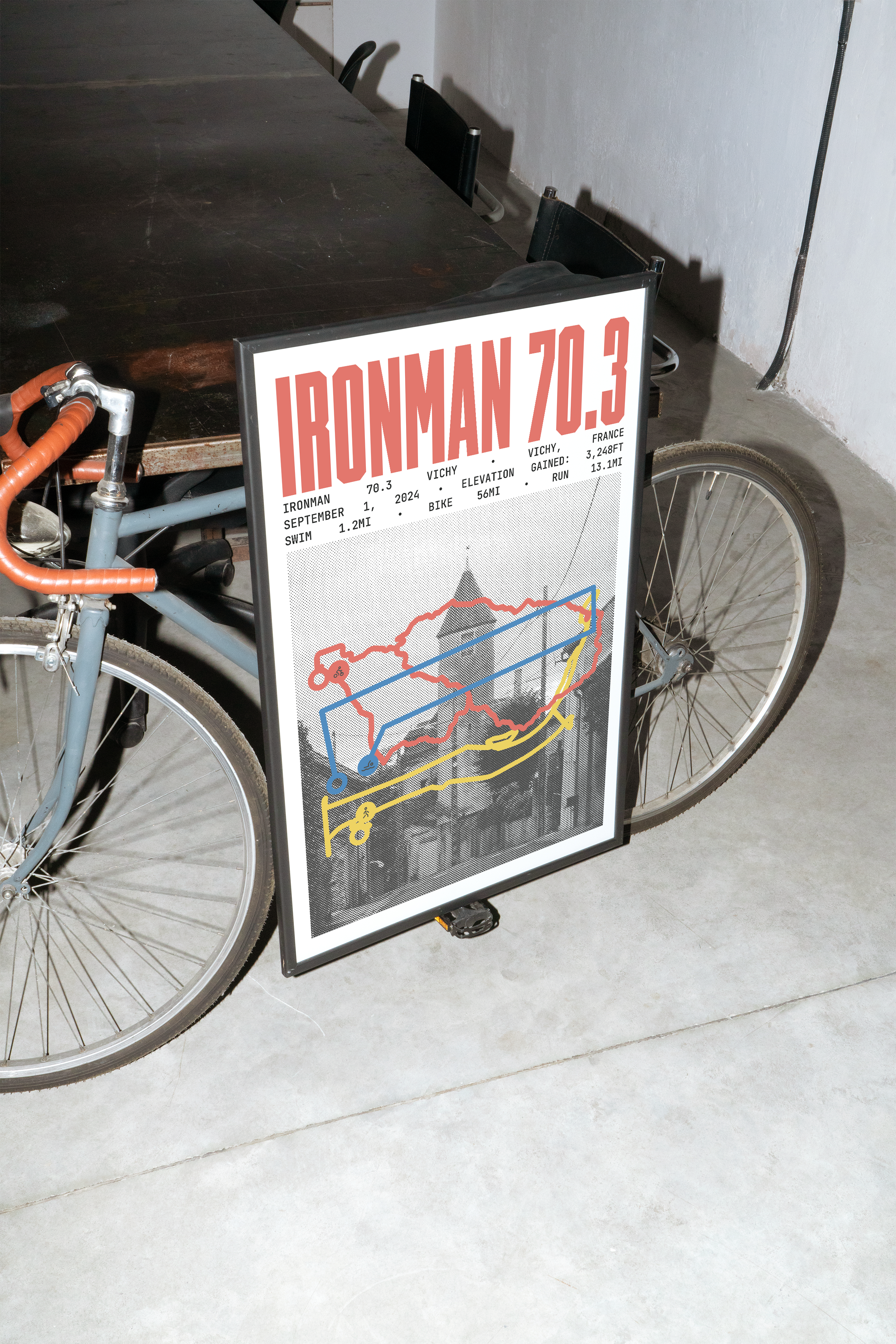 Ironman 70.3 Vichy Poster