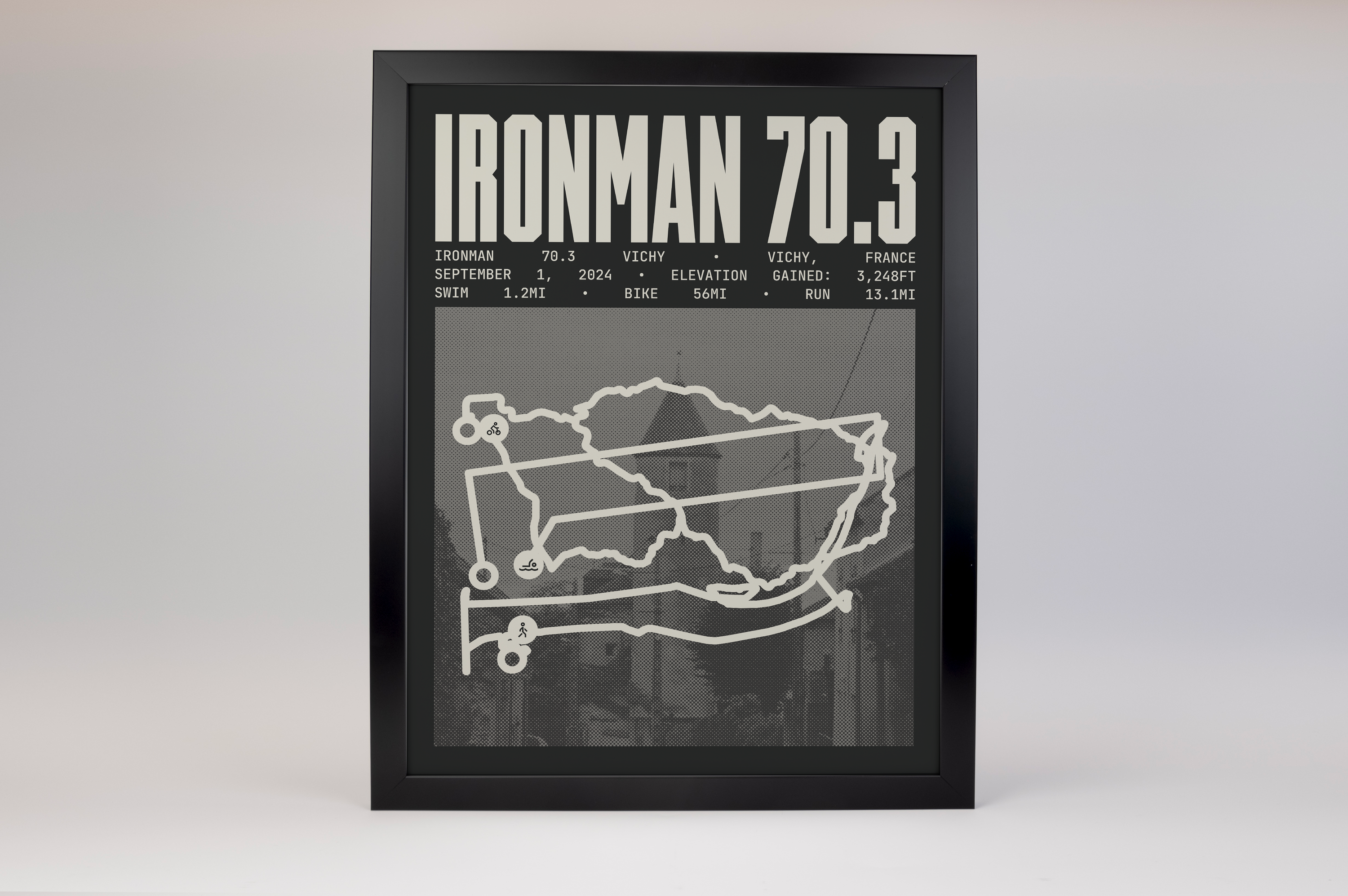 Ironman 70.3 Vichy Poster