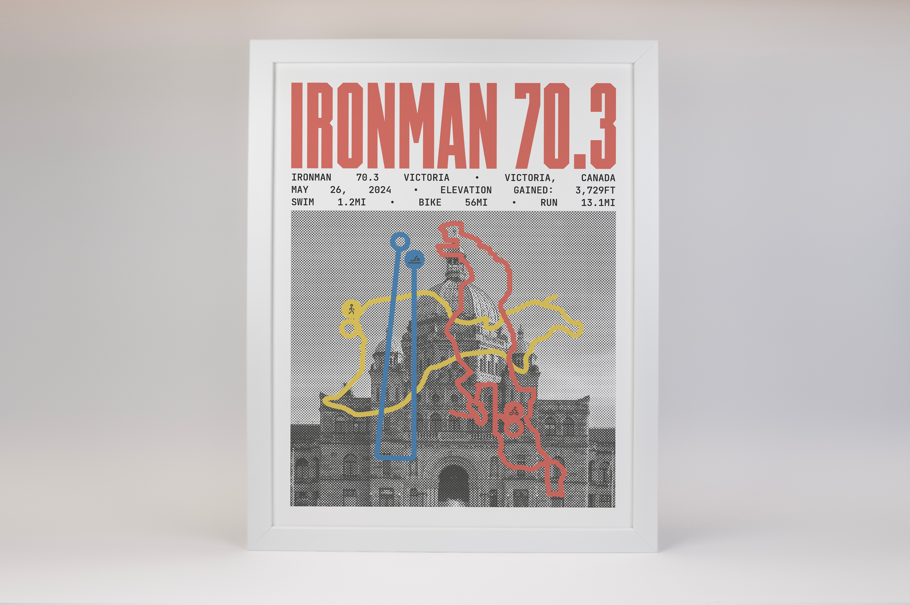 Ironman 70.3 Victoria Poster