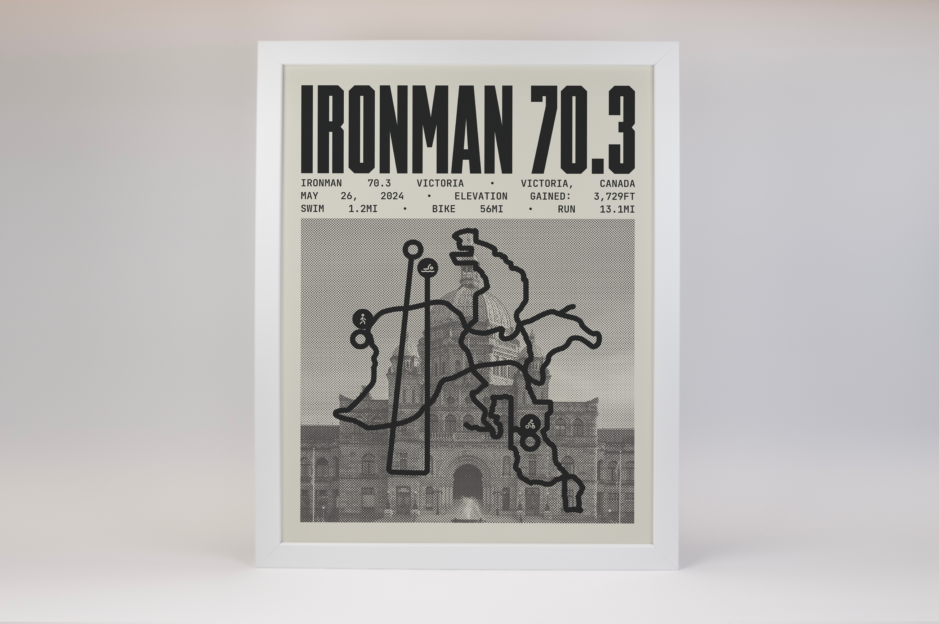 Ironman 70.3 Victoria Poster