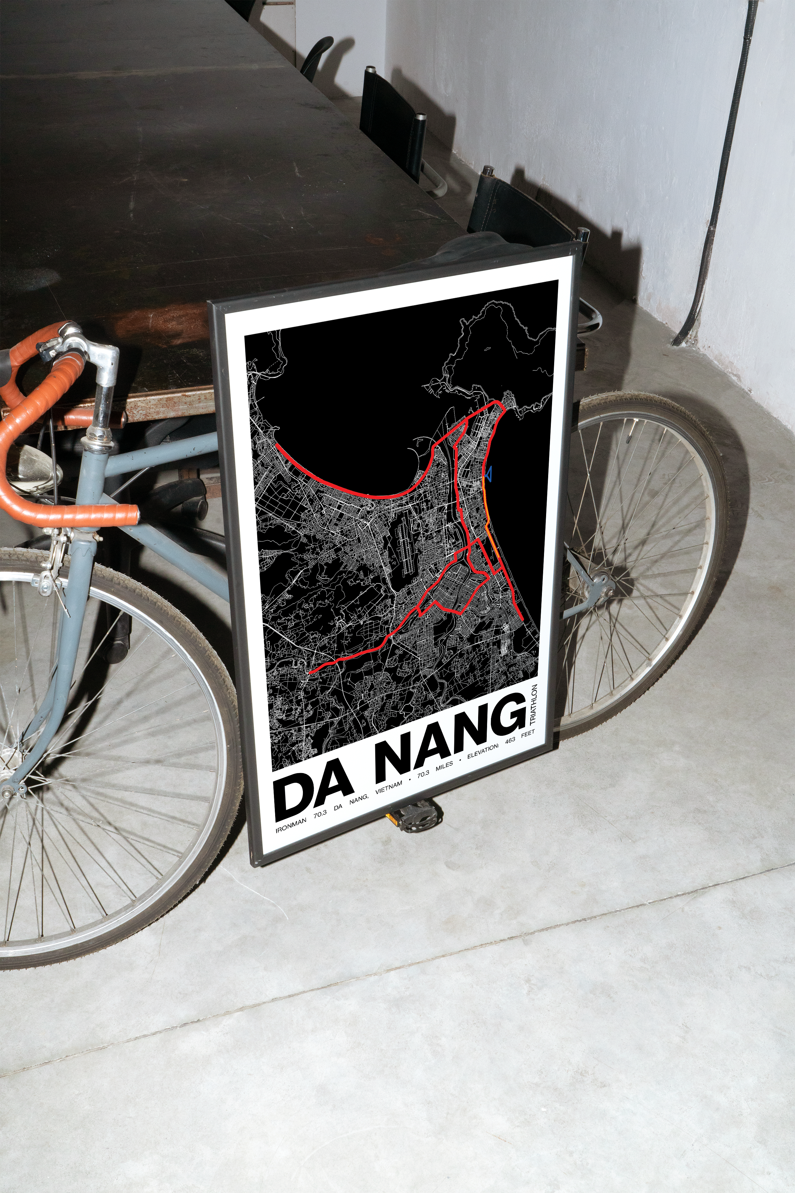 Ironman 70.3 Viet Nam Poster - Grid Style