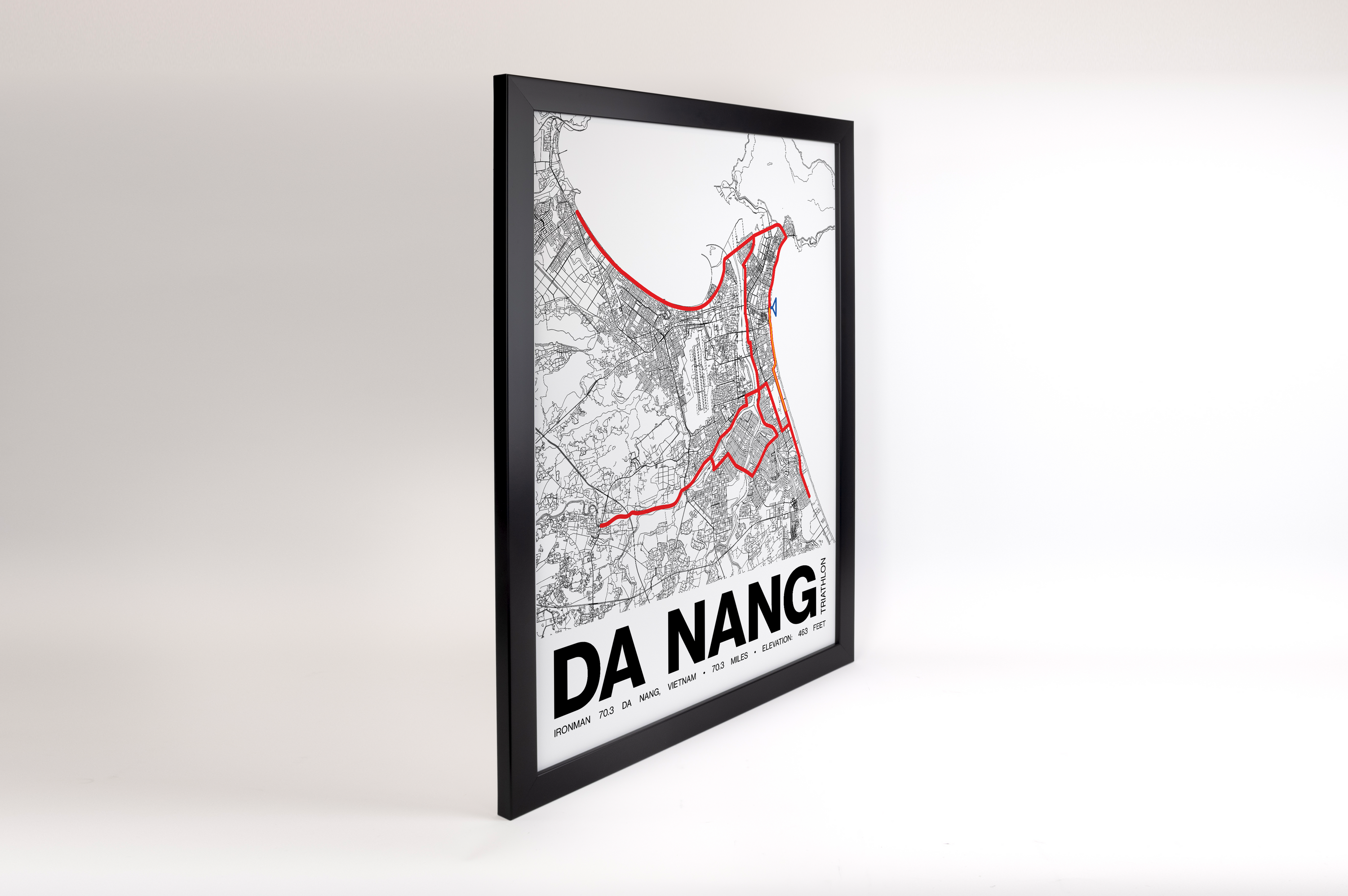 Ironman 70.3 Viet Nam Poster - Grid Style