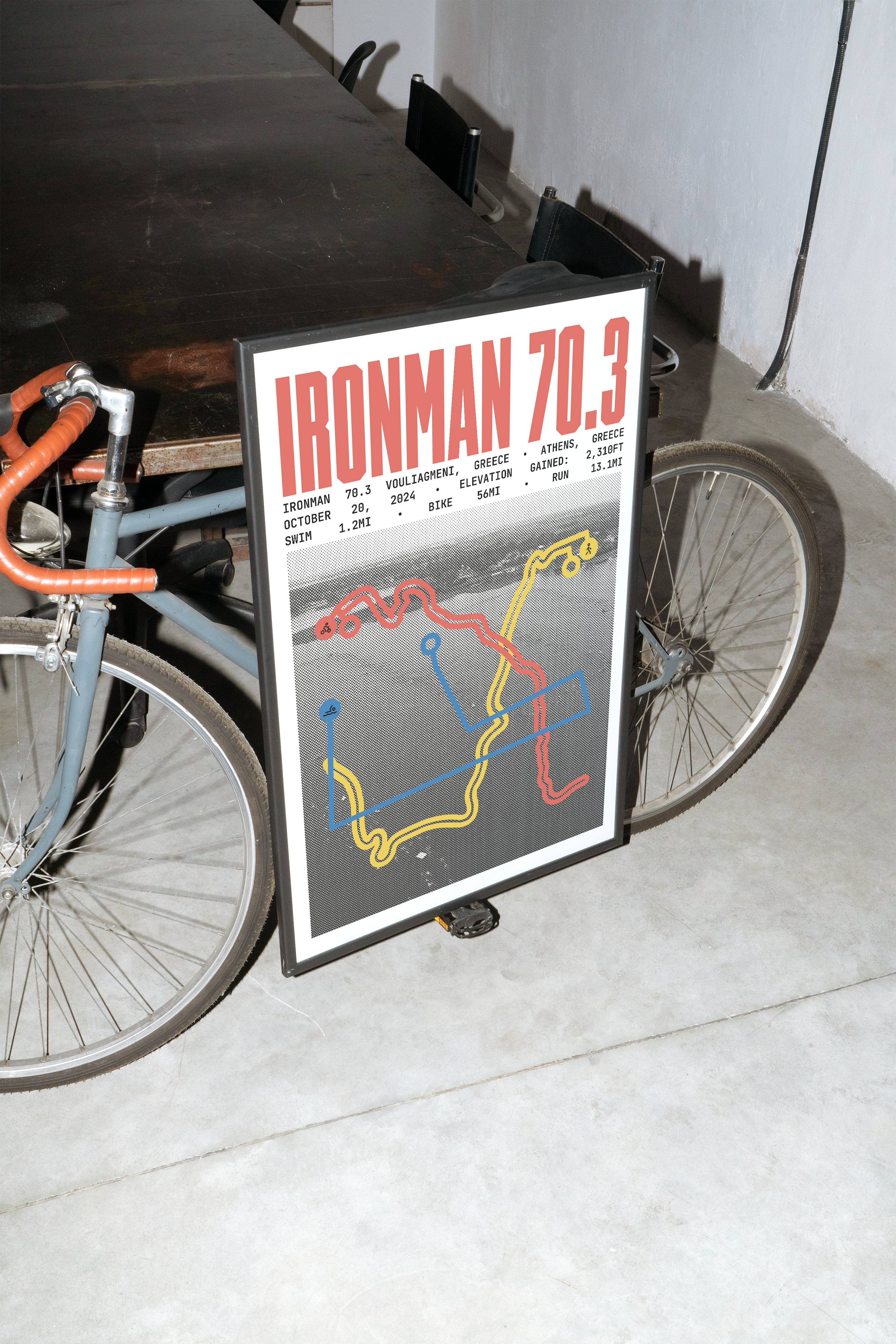 Ironman 70.3 Vouliagmeni, Greece Poster