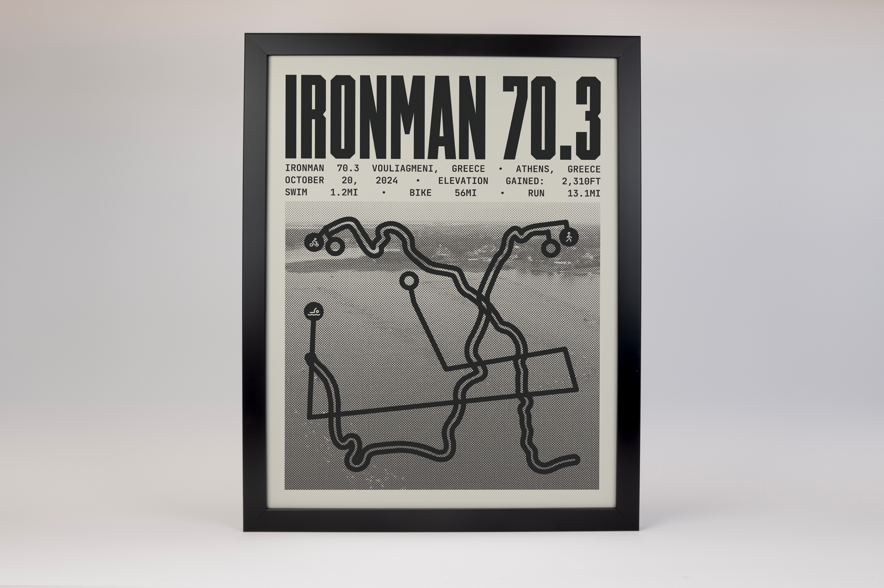 Ironman 70.3 Vouliagmeni, Greece Poster