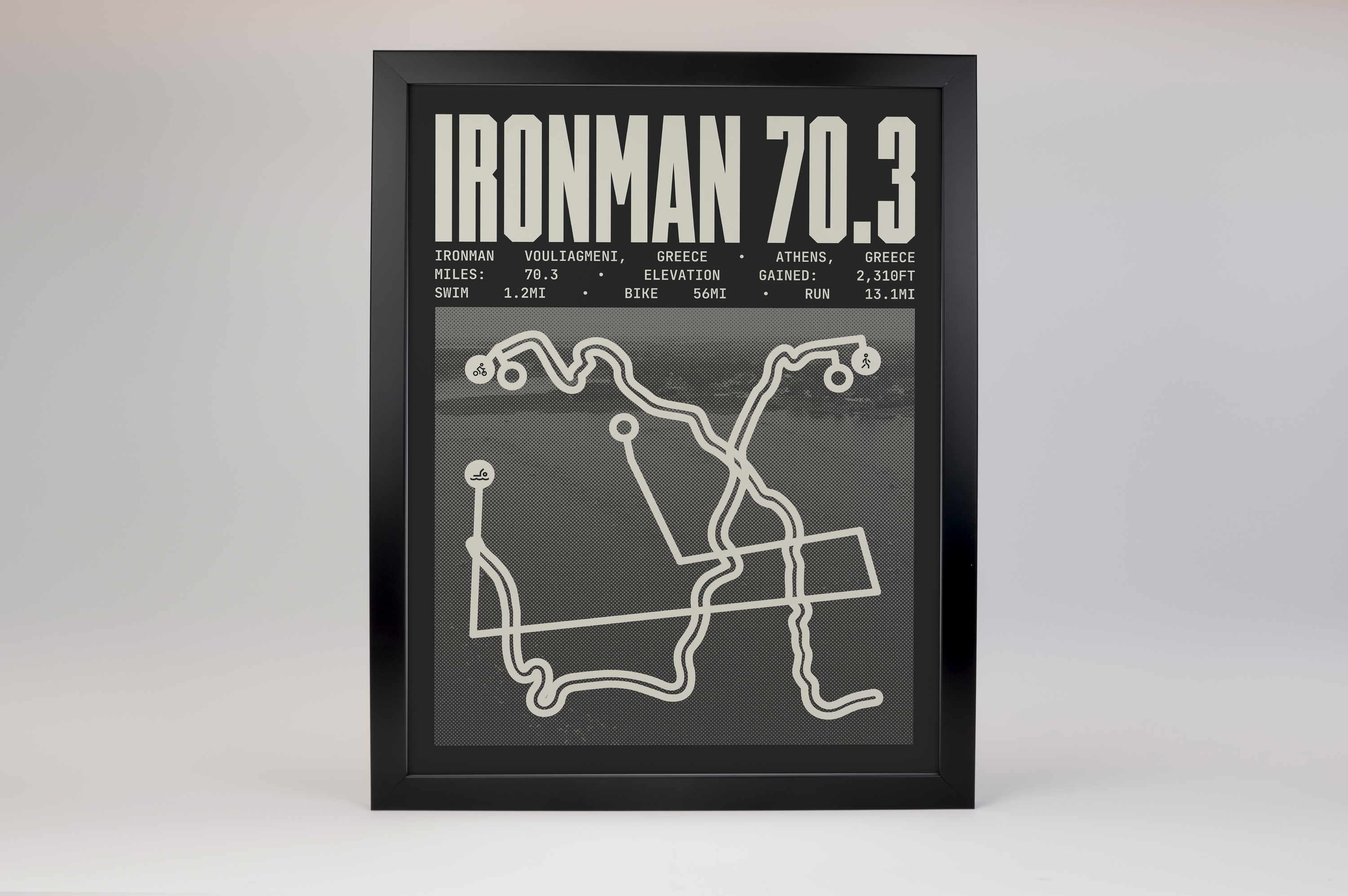 Ironman 70.3 Vouliagmeni, Greece Poster