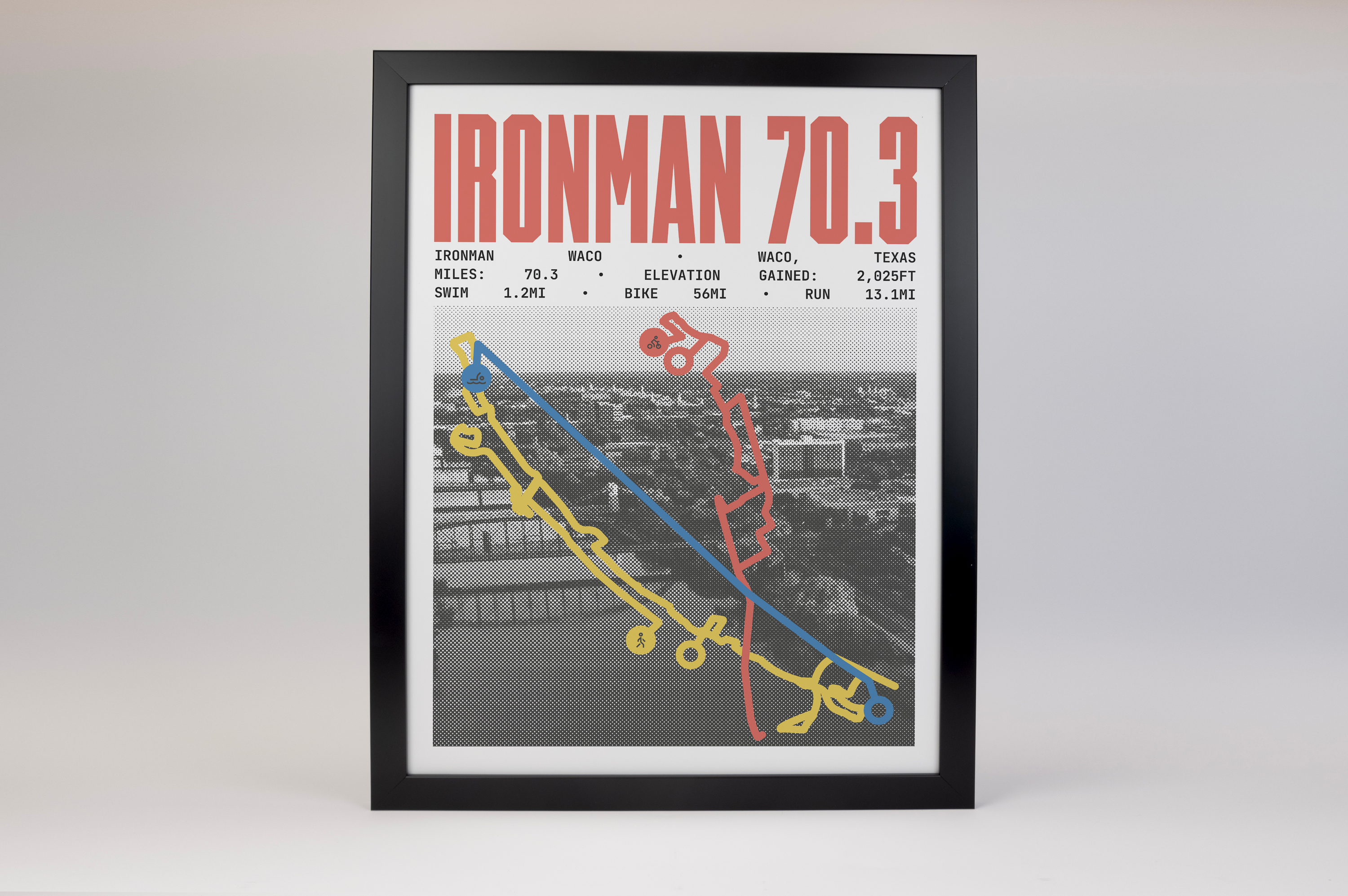 Ironman 70.3 Waco Poster