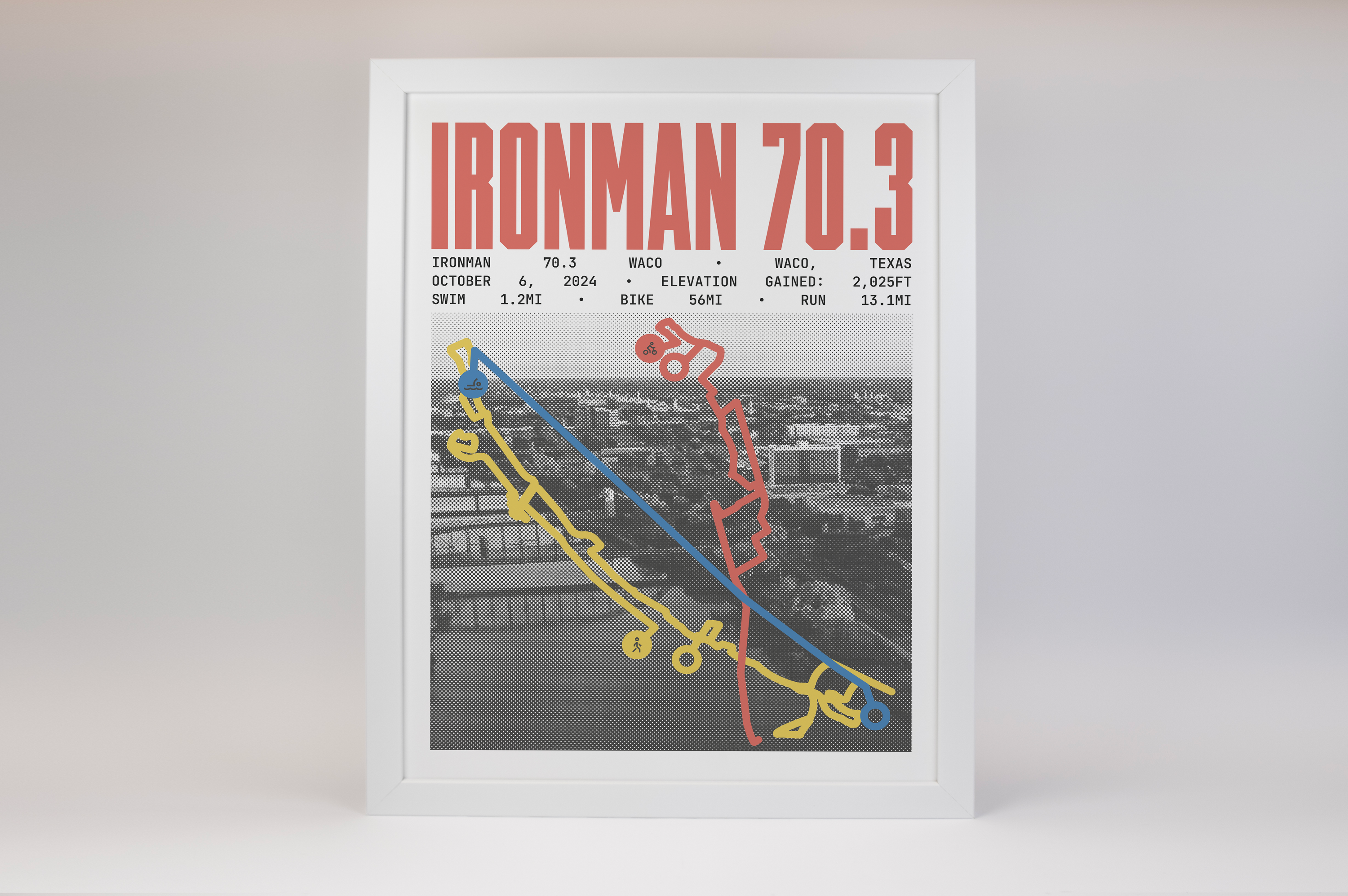 Ironman 70.3 Waco Poster