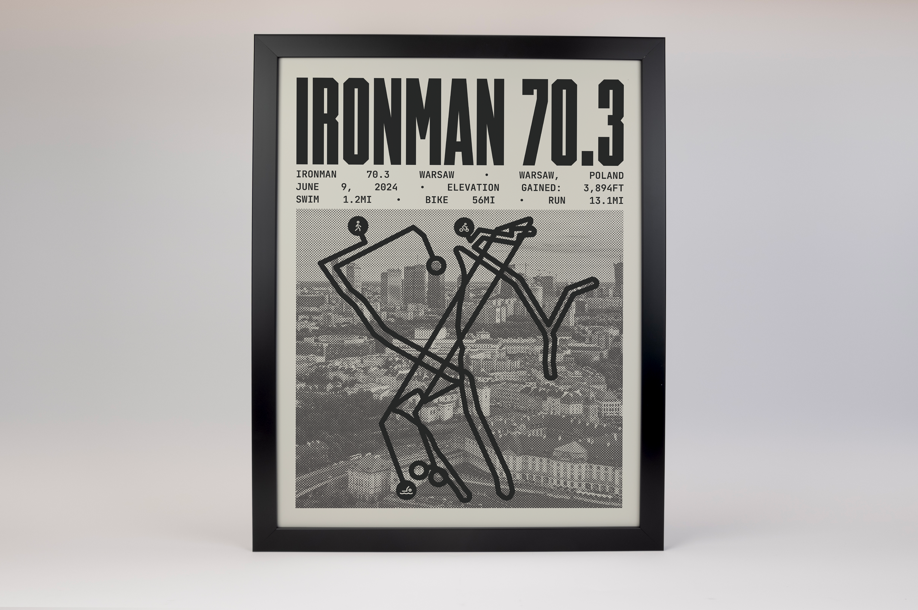 Ironman 70.3 Warsaw Poster