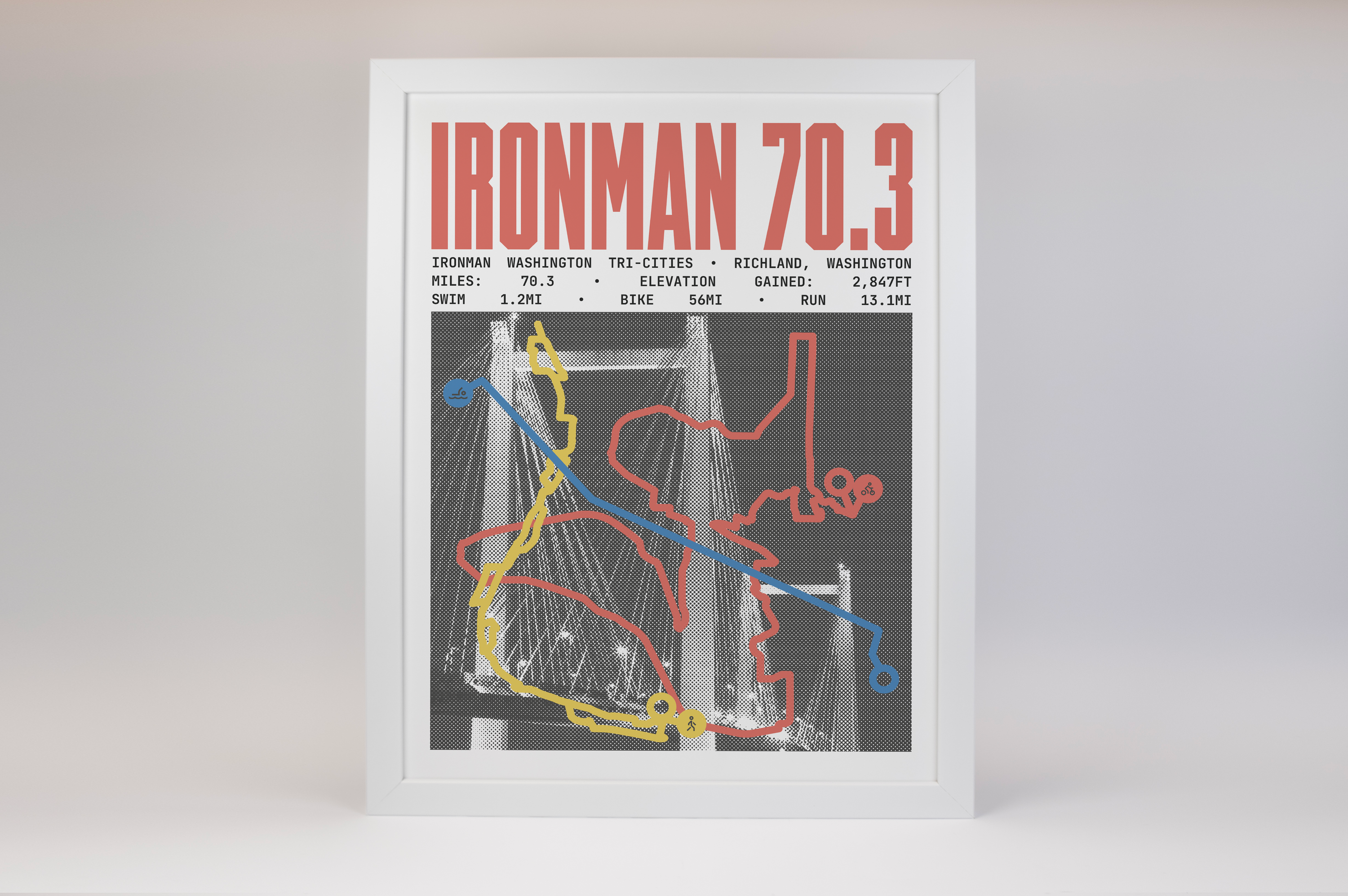 Ironman 70.3 Washington Tri-Cities Poster