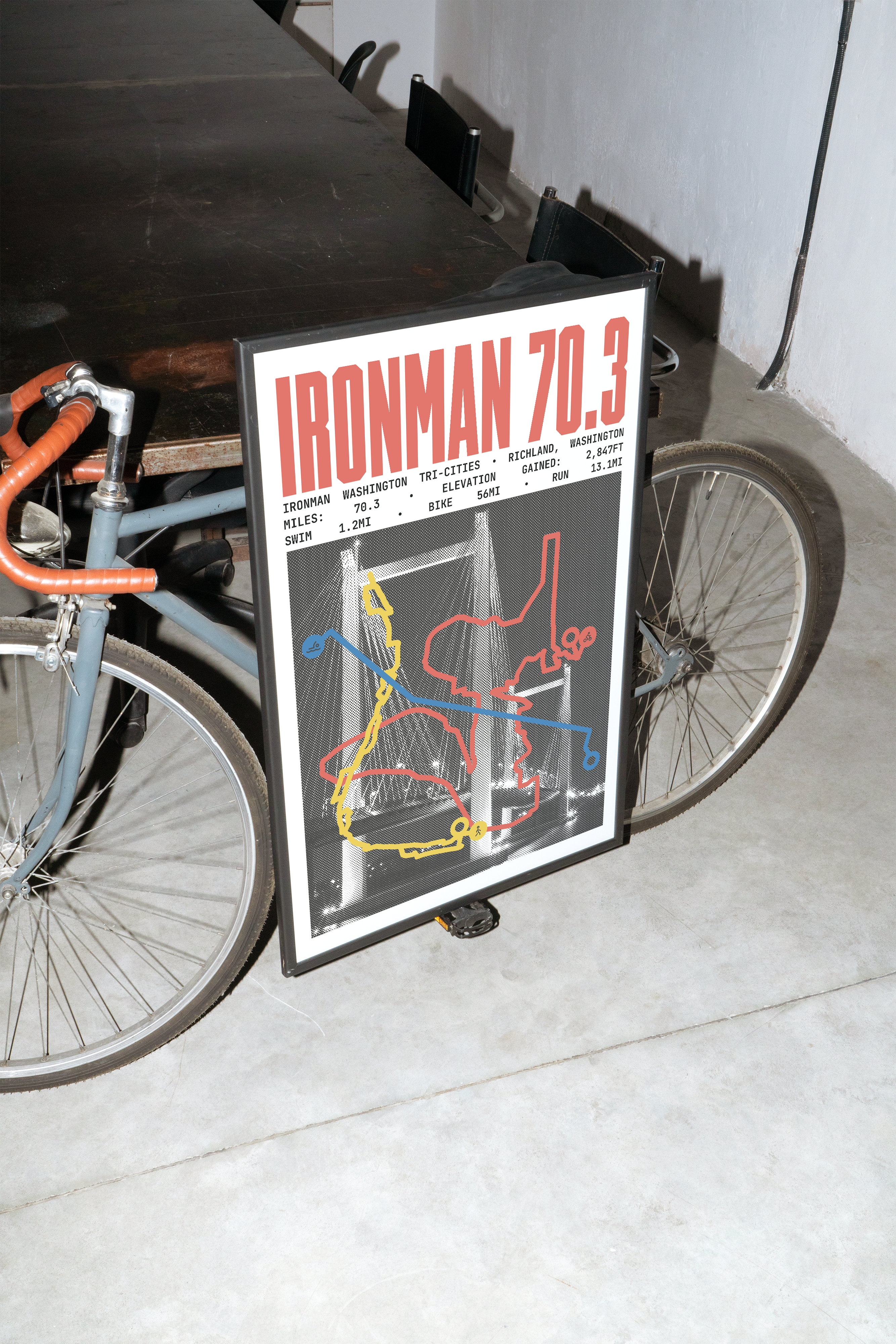 Ironman 70.3 Washington Tri-Cities Poster