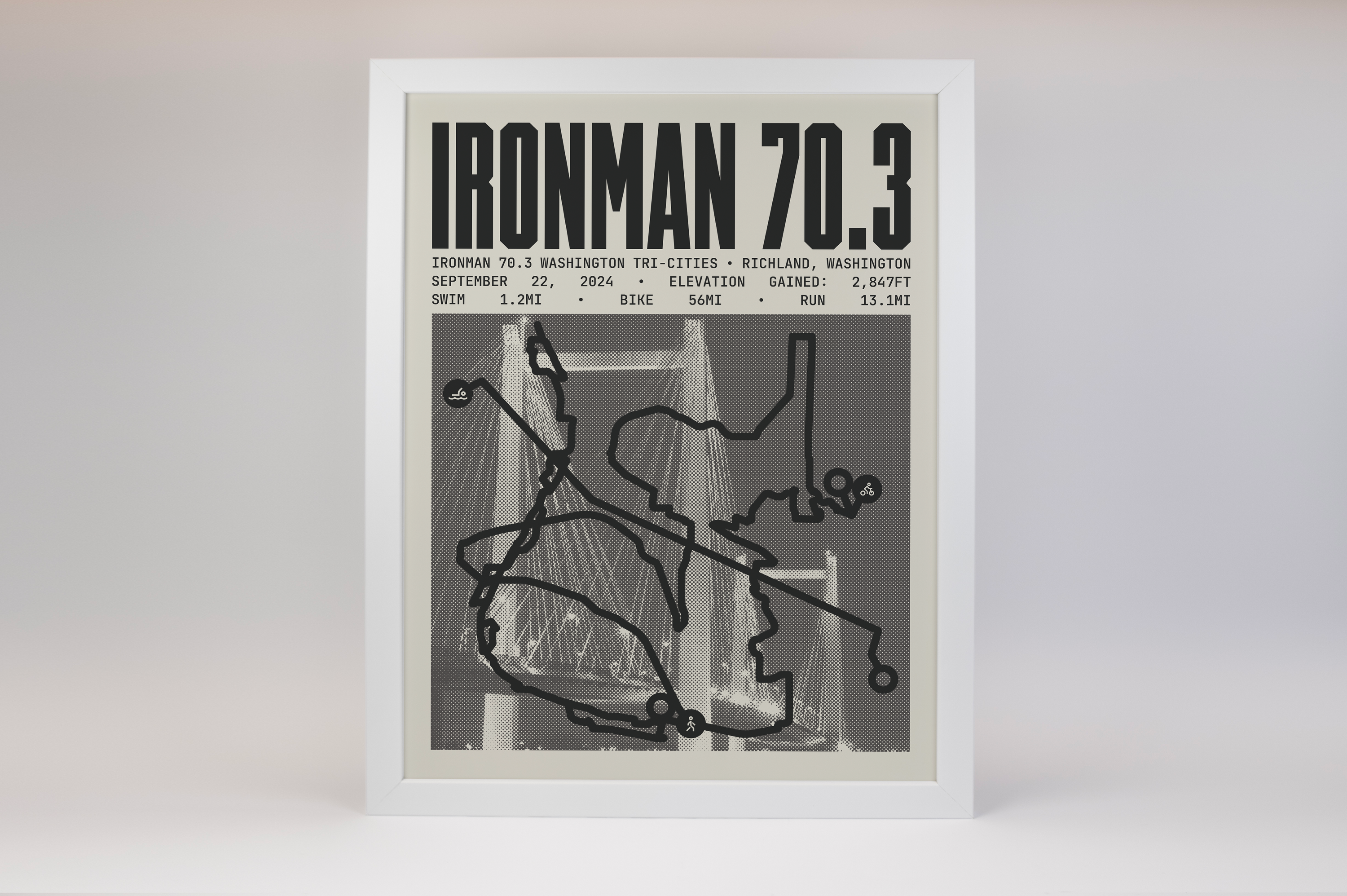 Ironman 70.3 Washington Tri-Cities Poster