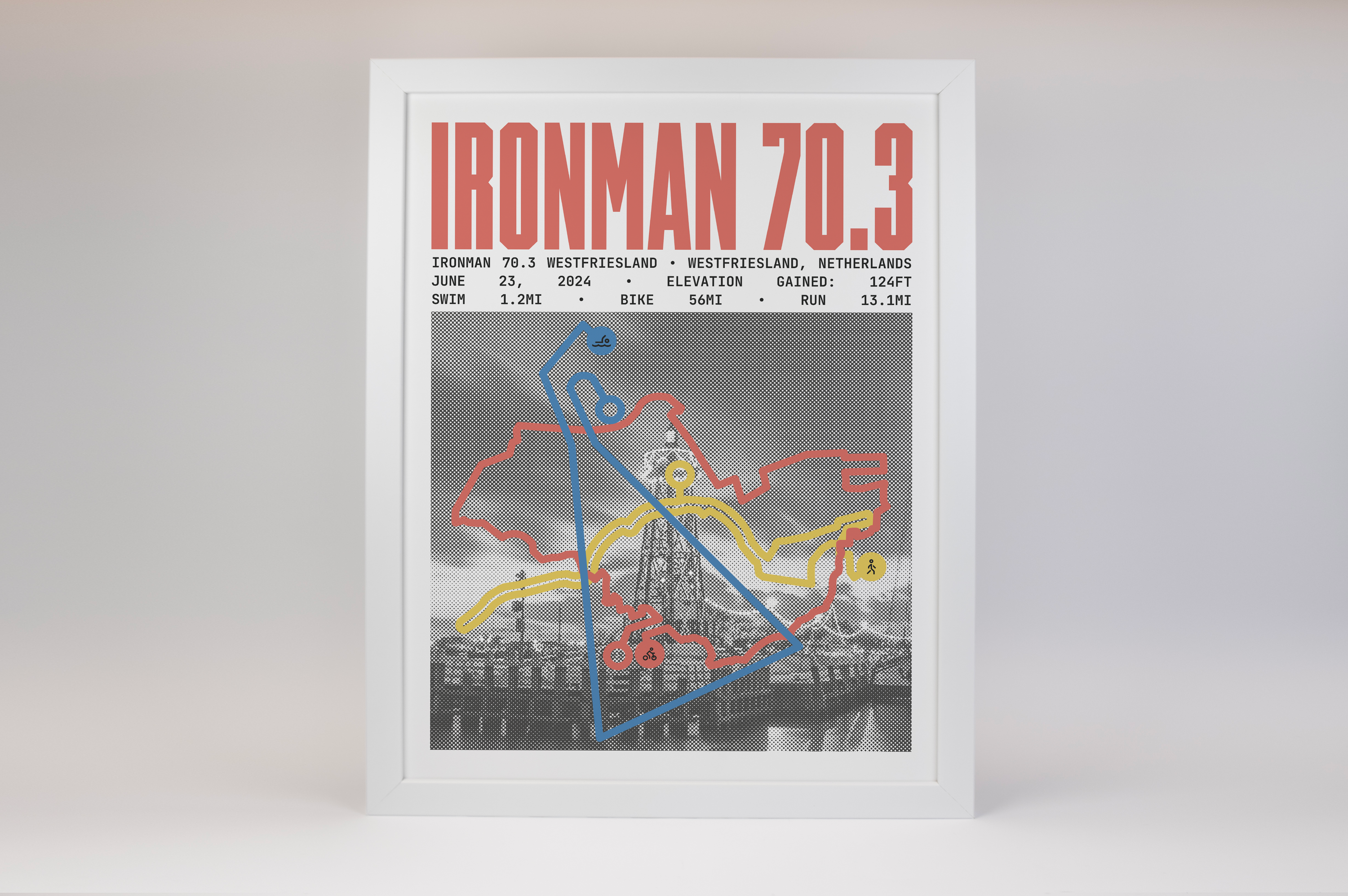 Ironman 70.3 Westfriesland Poster