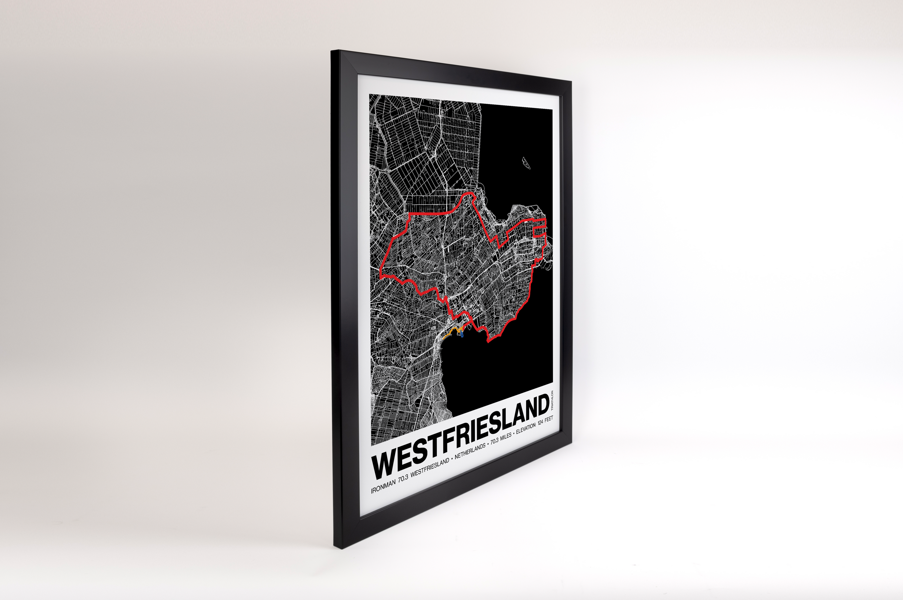 Ironman 70.3 Westfriesland Poster - Grid Style