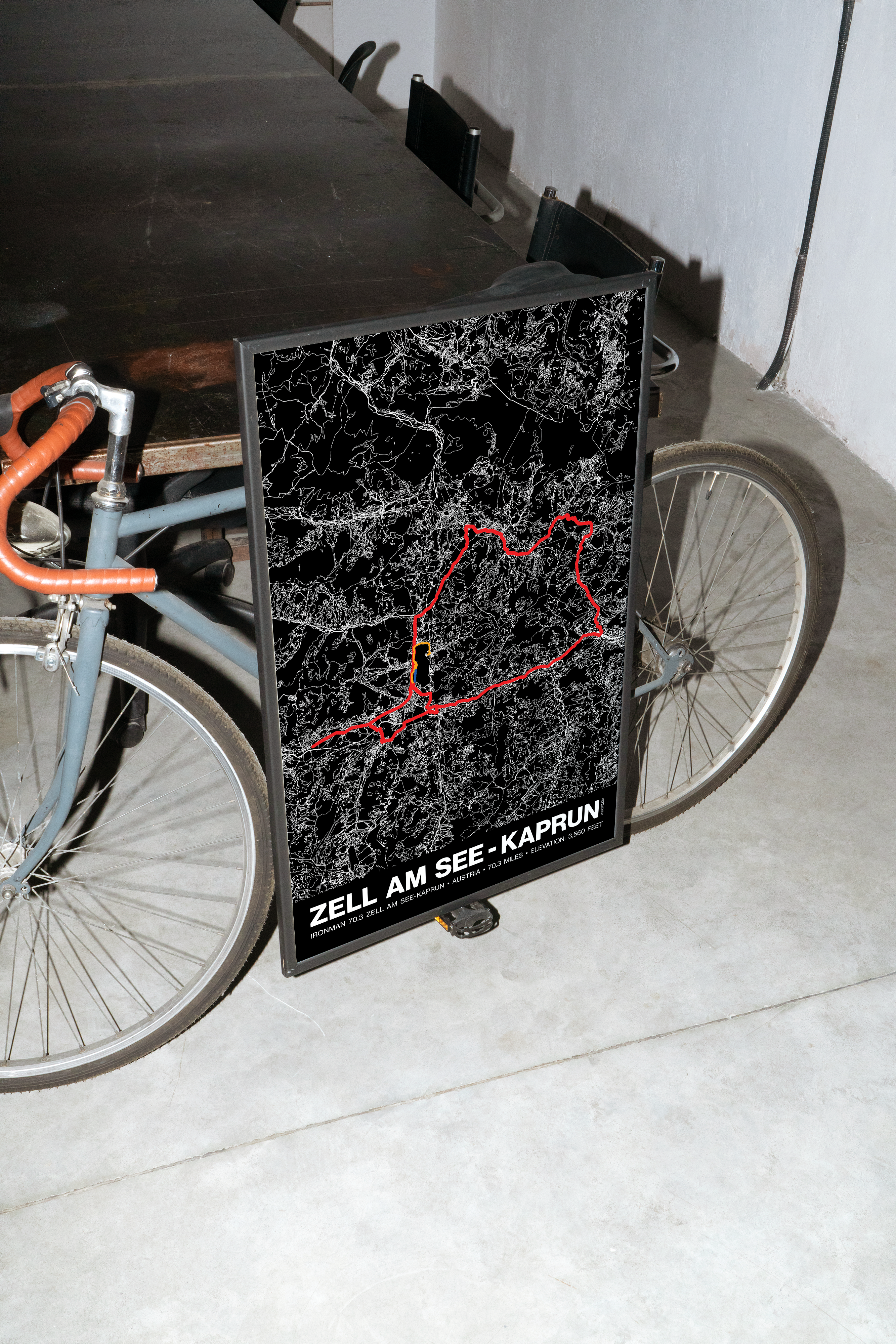 Ironman 70.3 Zell am See-Kaprun Poster - Grid Style