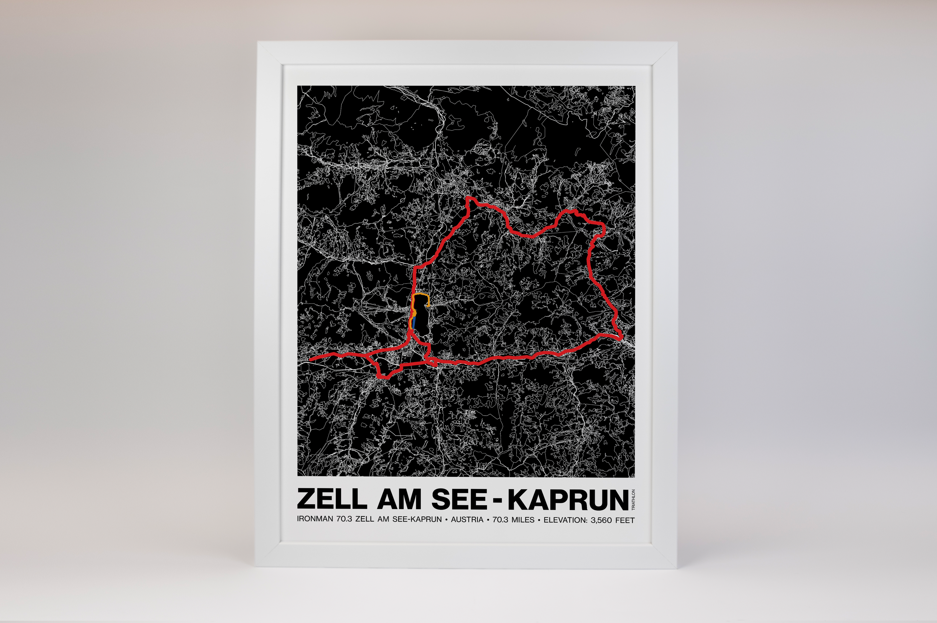 Ironman 70.3 Zell am See-Kaprun Poster - Grid Style