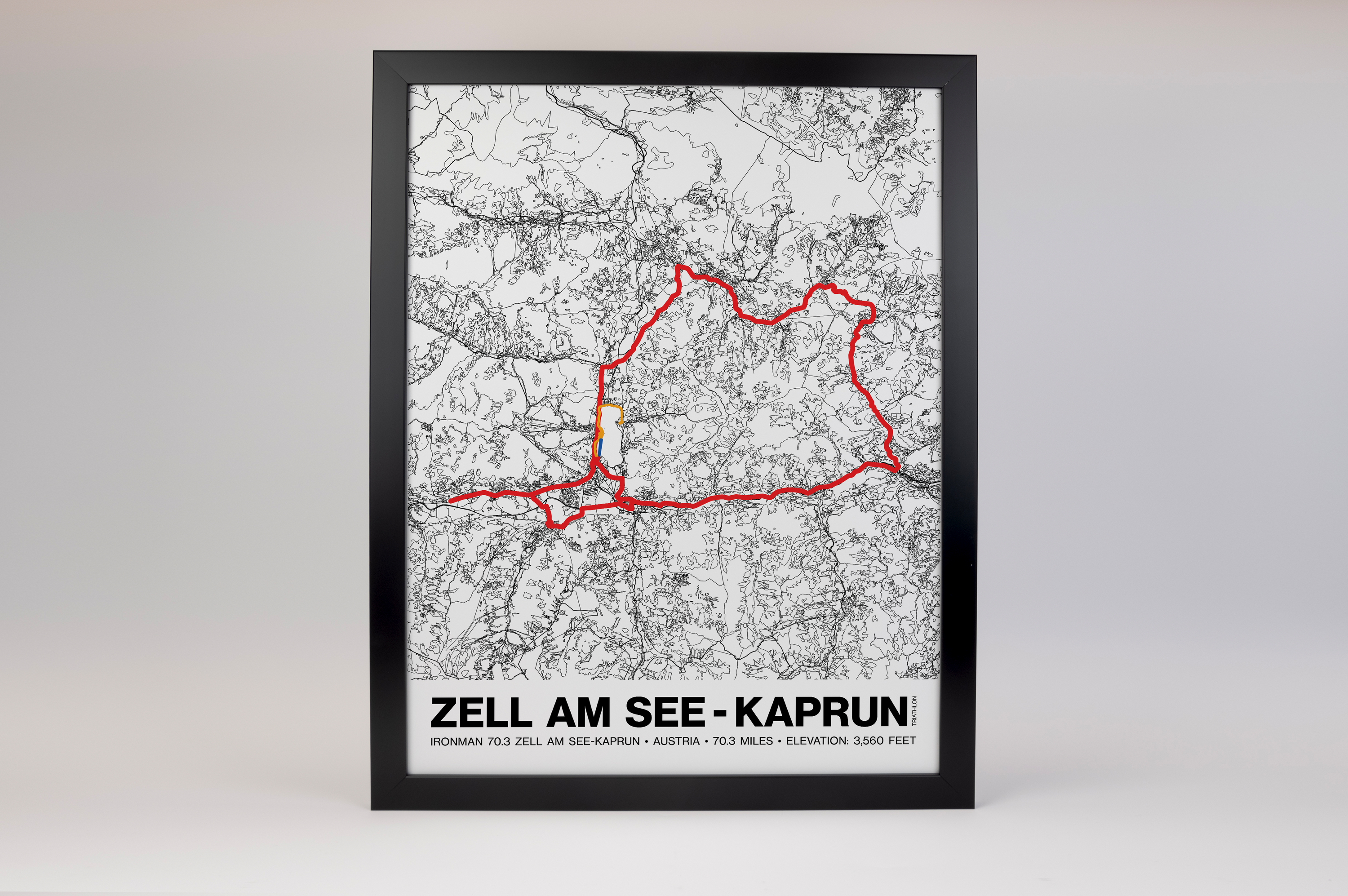 Ironman 70.3 Zell am See-Kaprun Poster - Grid Style