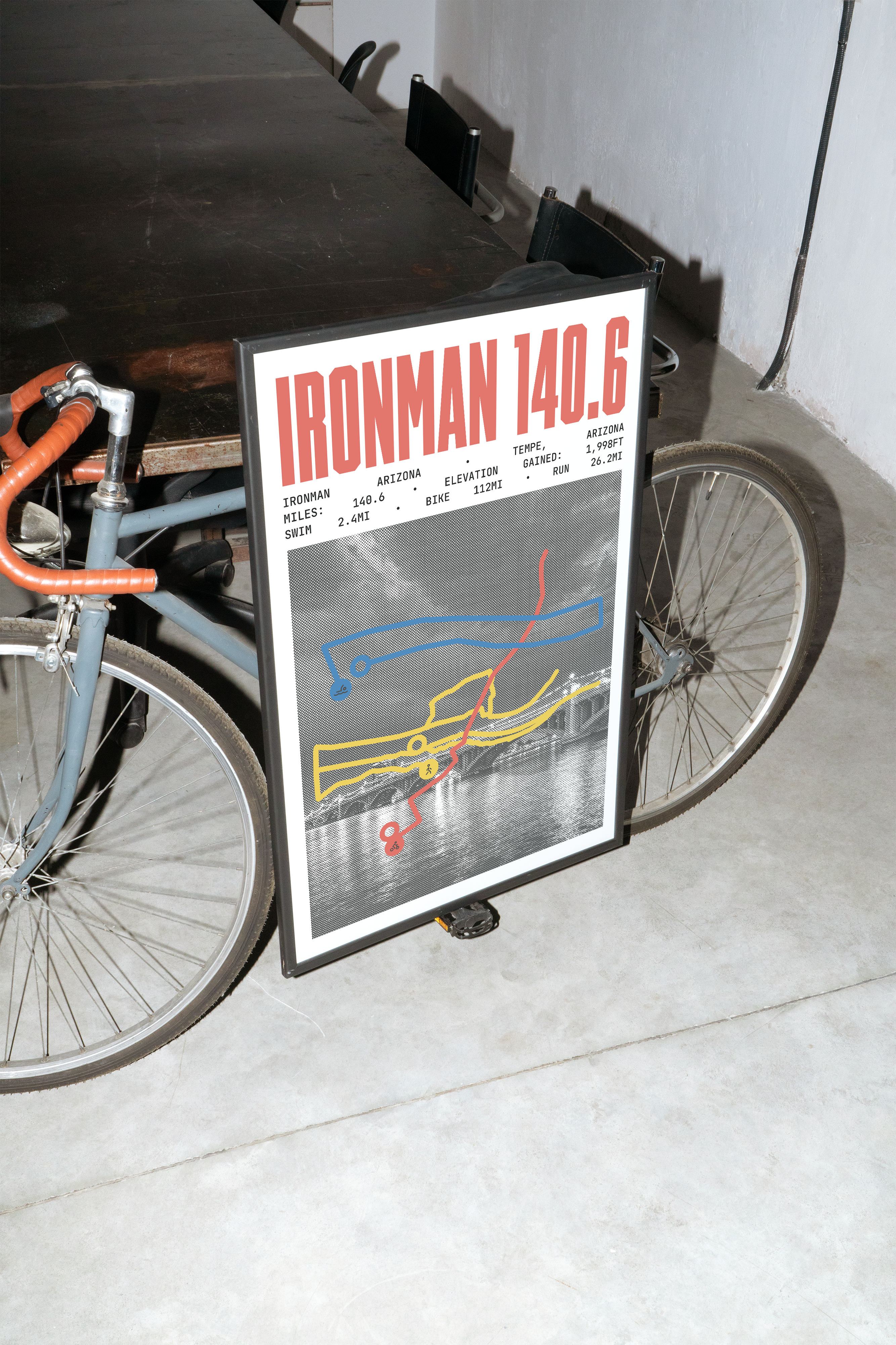 V2 Ironman 140.6 Arizona Poster