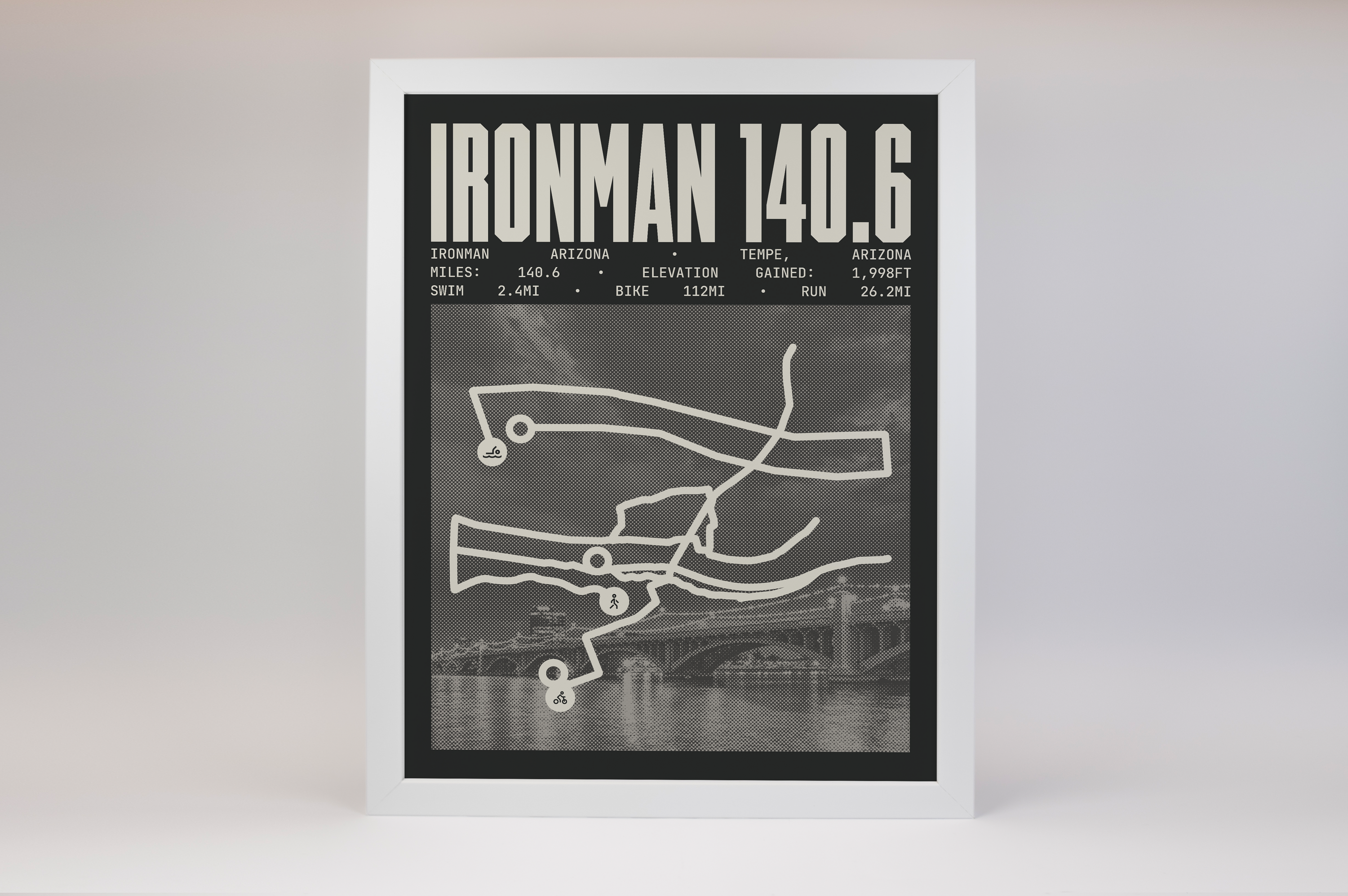 V2 Ironman 140.6 Arizona Poster