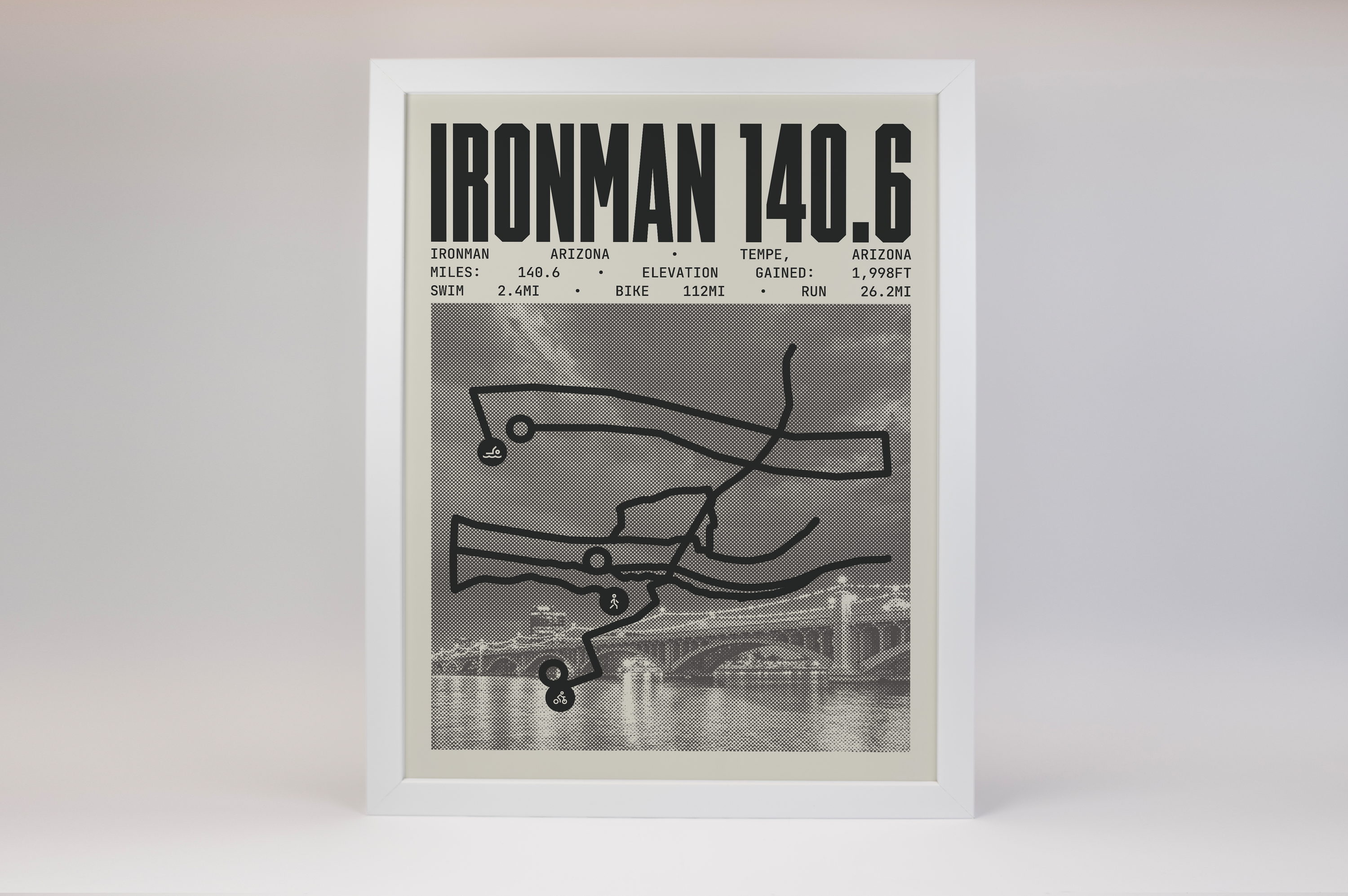 V2 Ironman 140.6 Arizona Poster