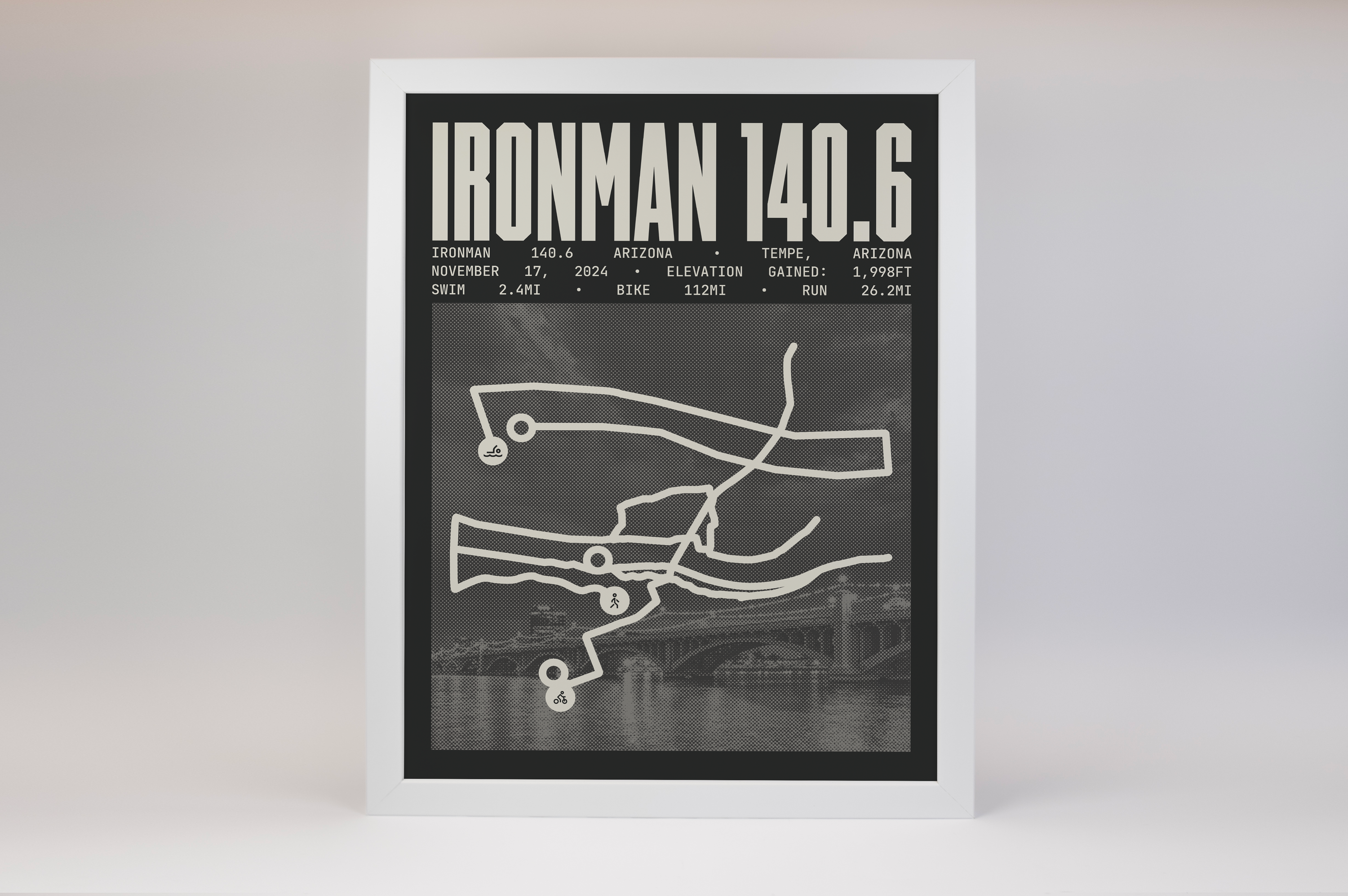 V2 Ironman 140.6 Arizona Poster