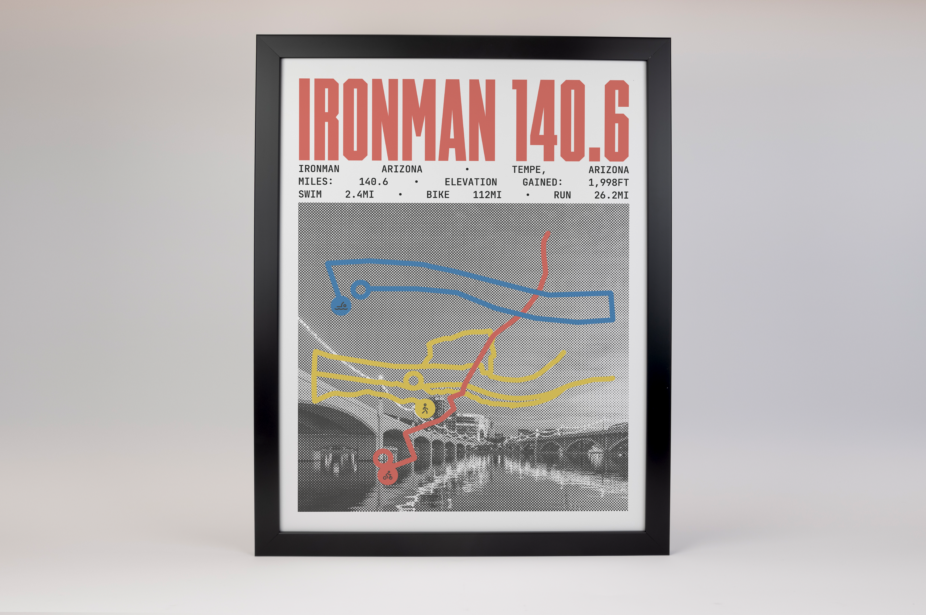 Ironman 140.6 Arizona Poster