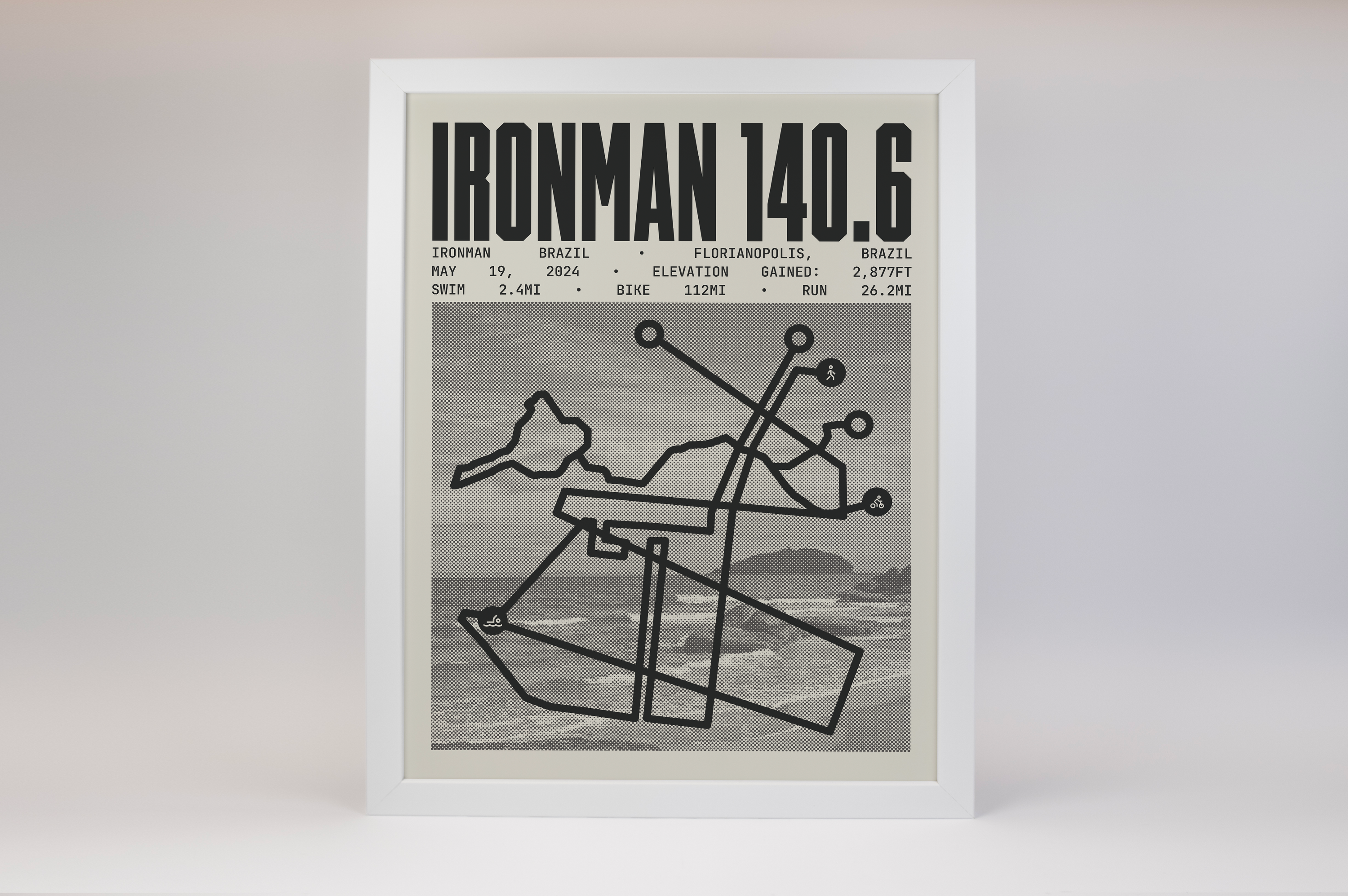 Ironman 140.6 Brazil Poster