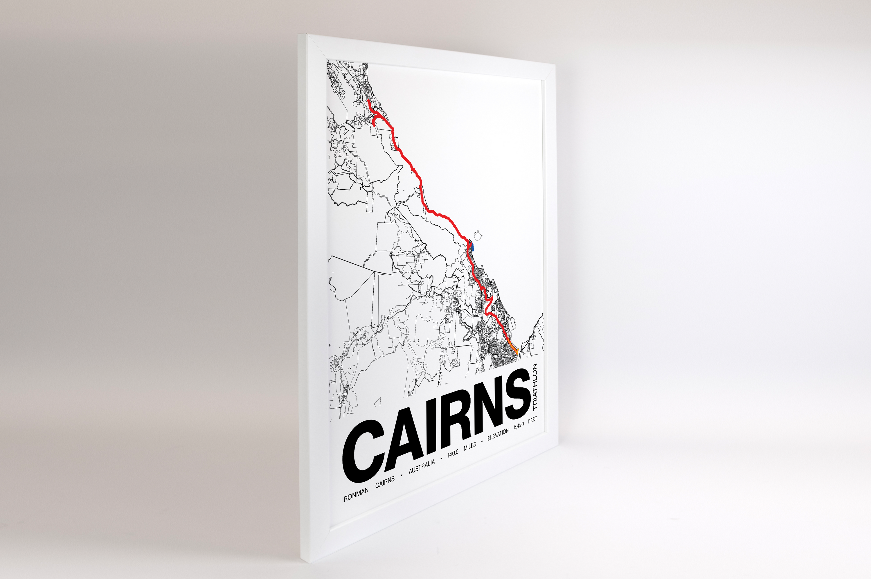 Ironman Cairns Poster - Grid Style