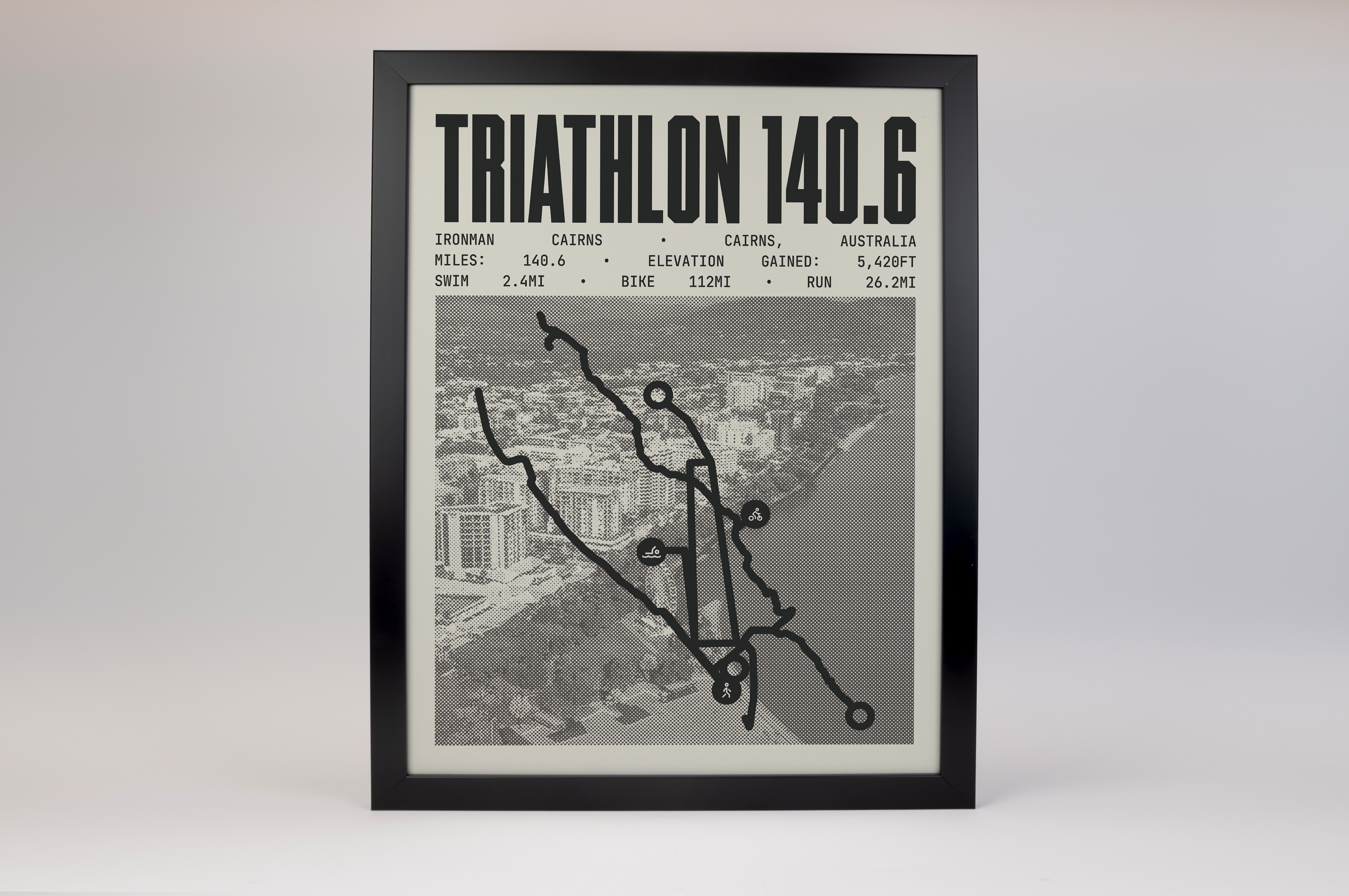 Ironman 140.6 Cairns Poster