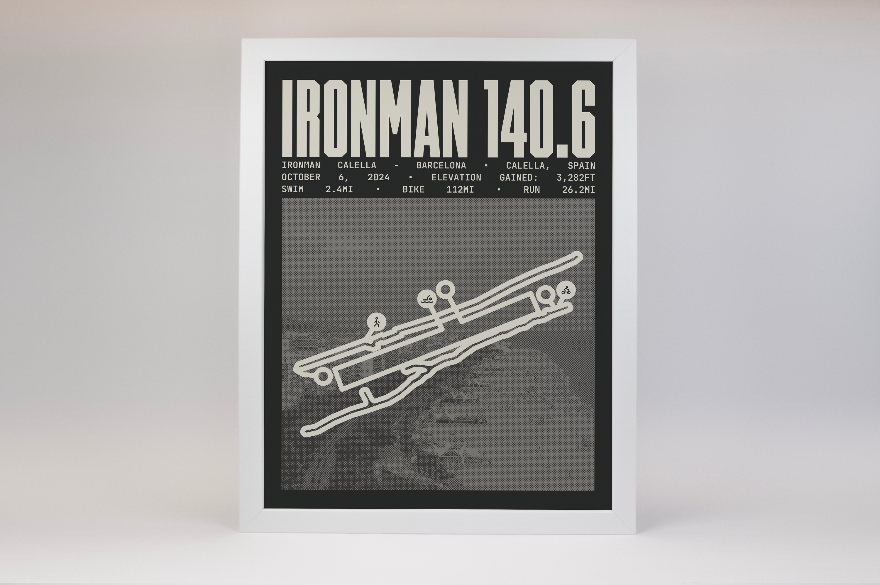 Ironman 140.6 Calella - Barcelona Poster