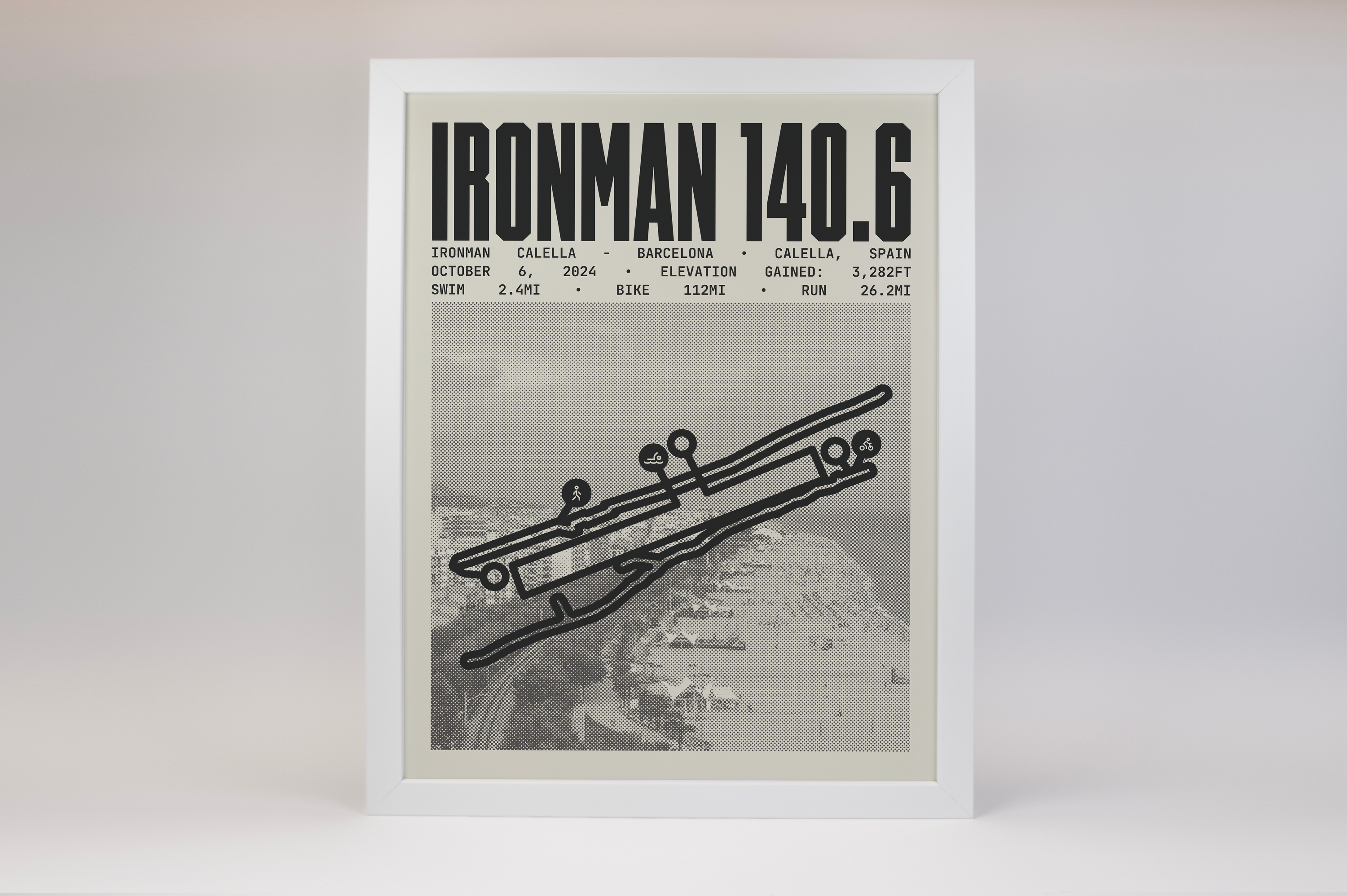 Ironman 140.6 Calella - Barcelona Poster