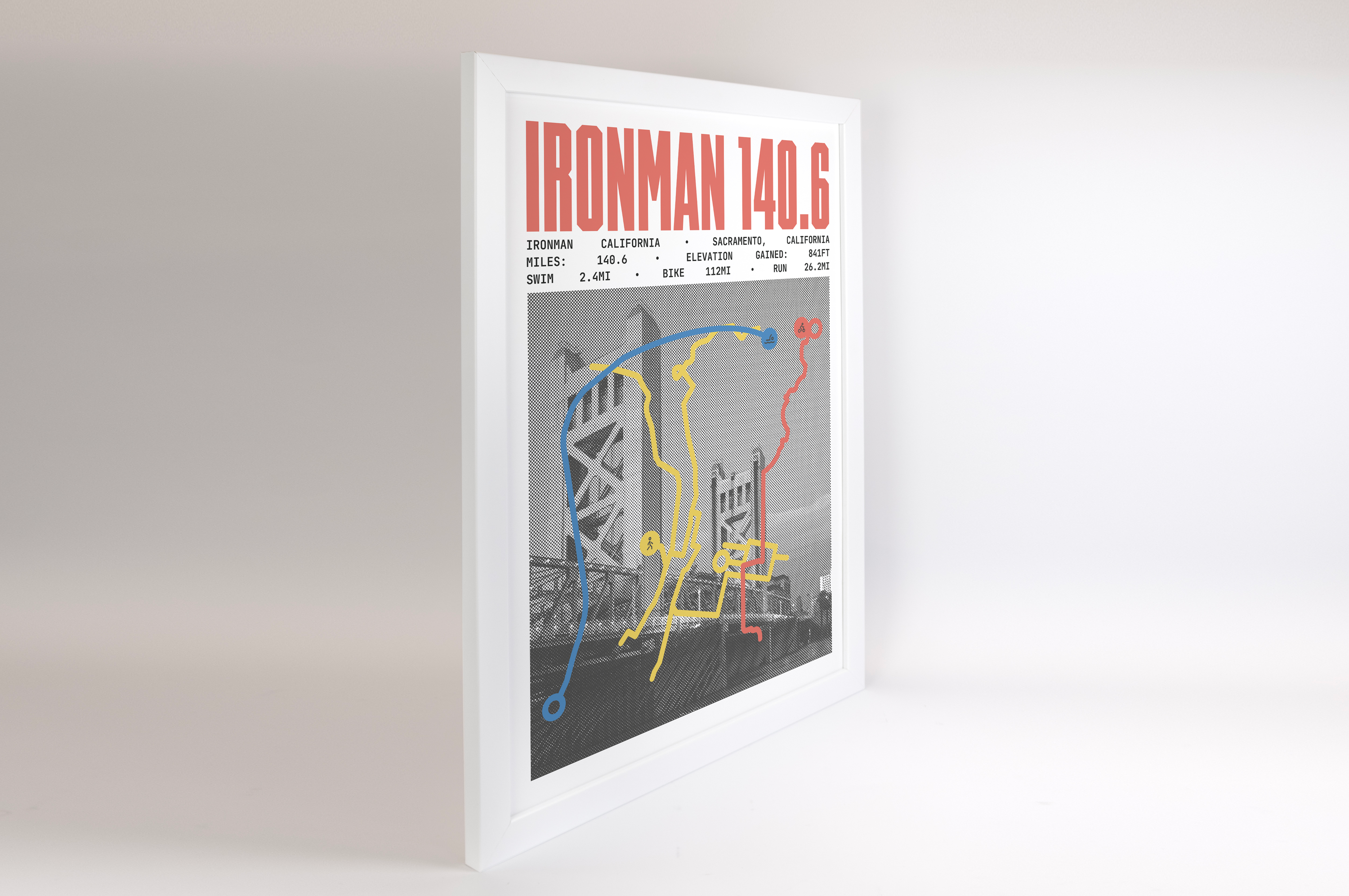 Ironman 140.6 California Poster