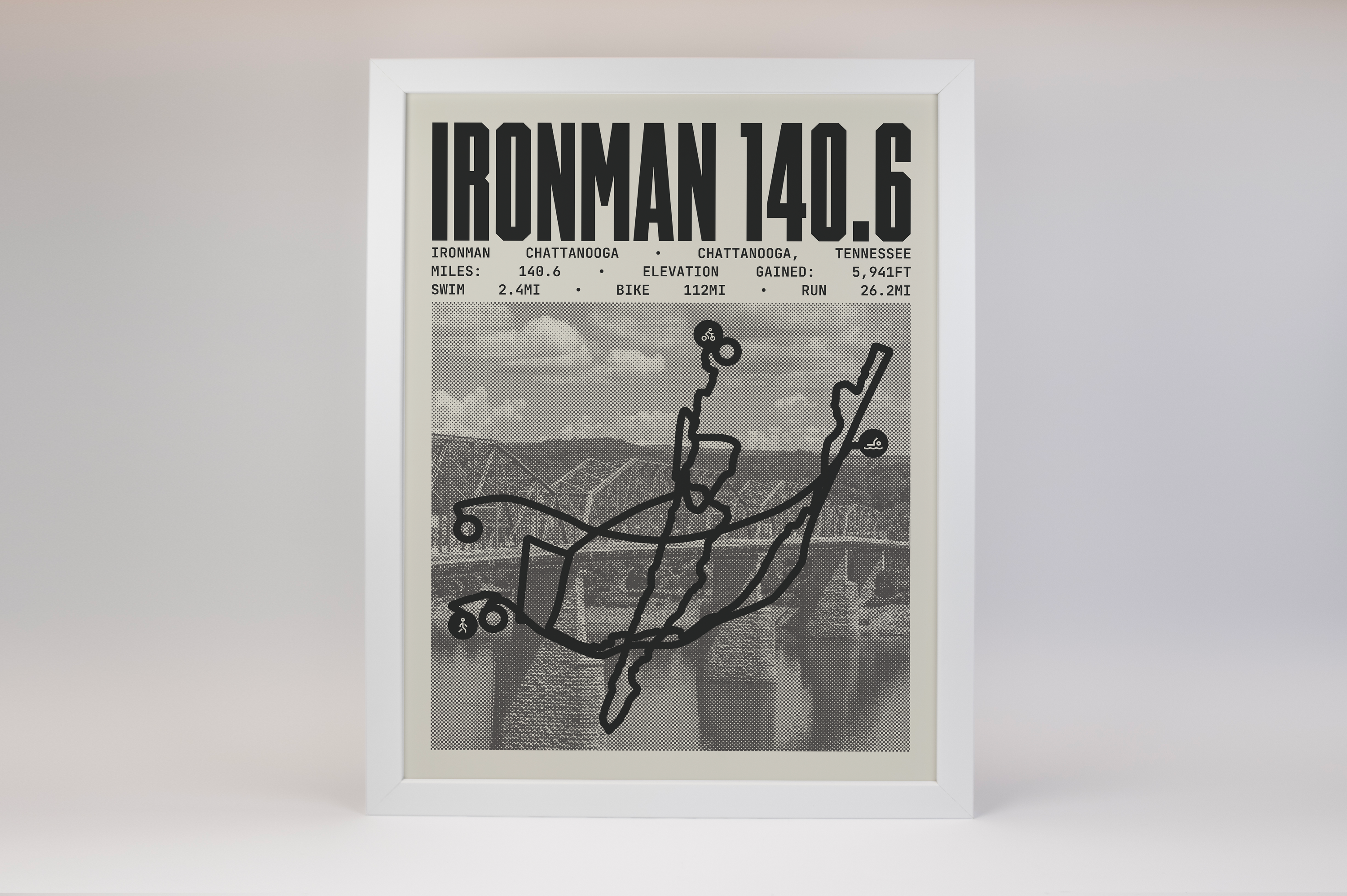 Ironman 140.6 Chattanooga Poster