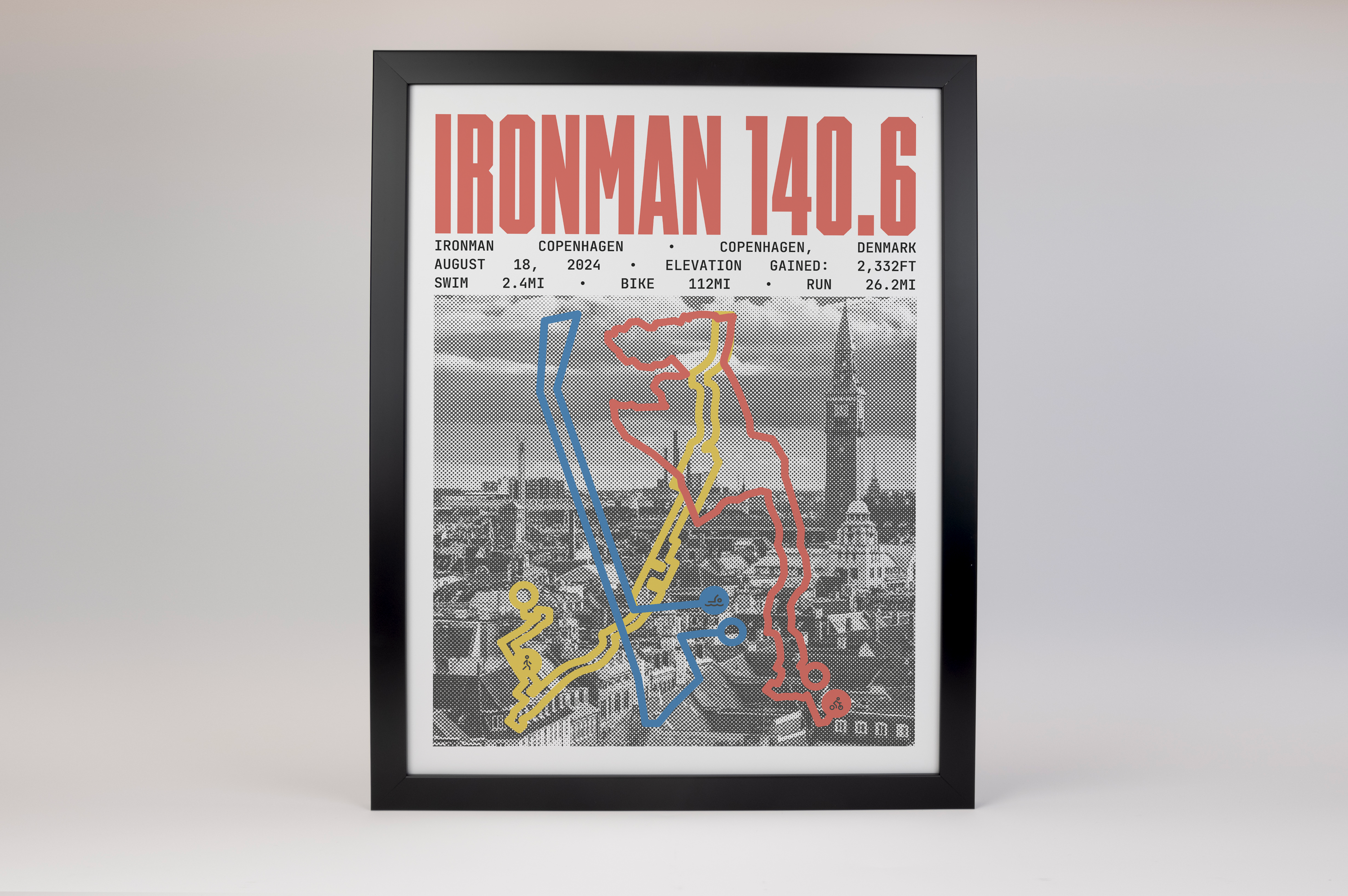 Ironman 140.6 Copenhagen Poster