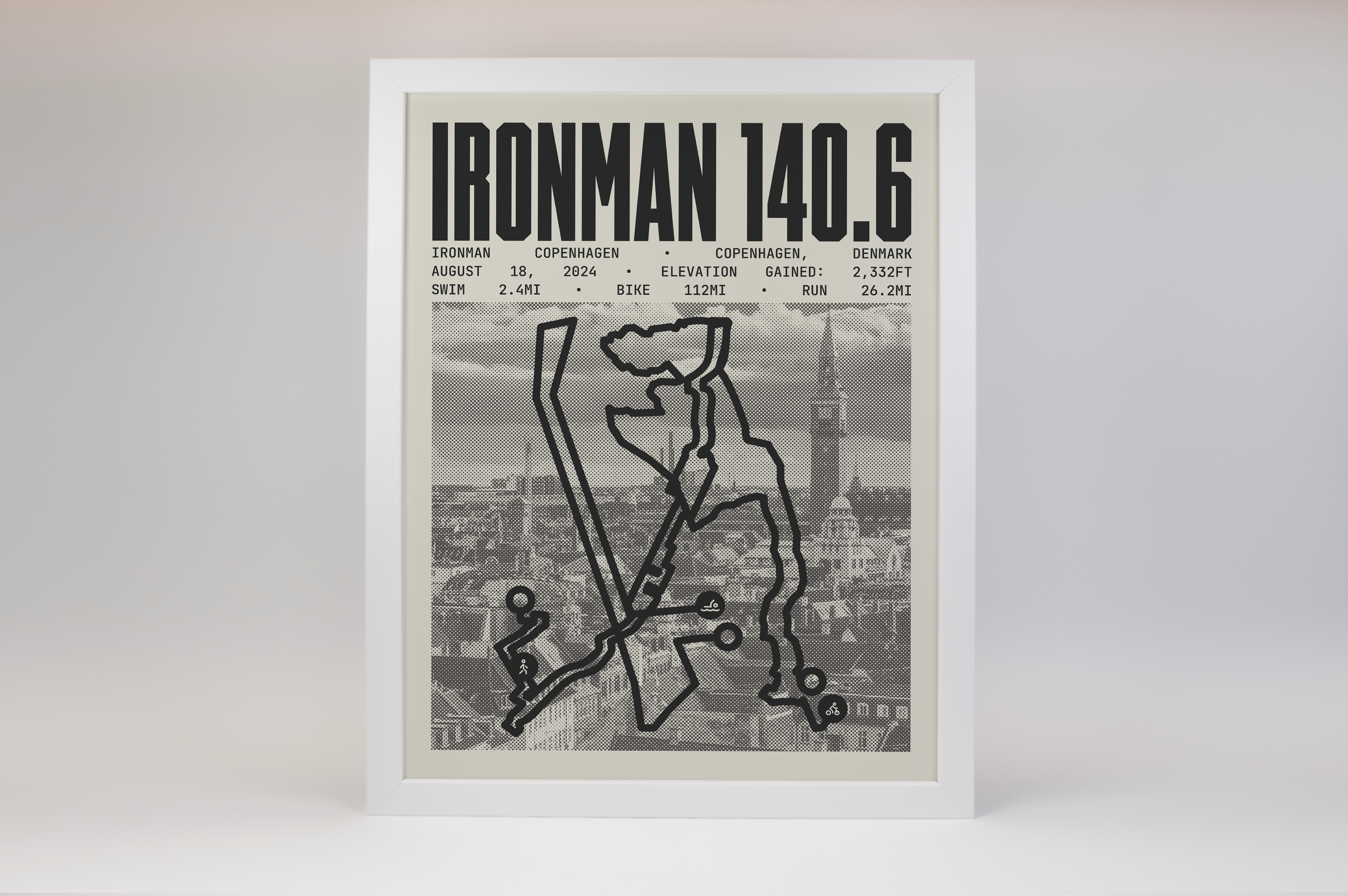 Ironman 140.6 Copenhagen Poster