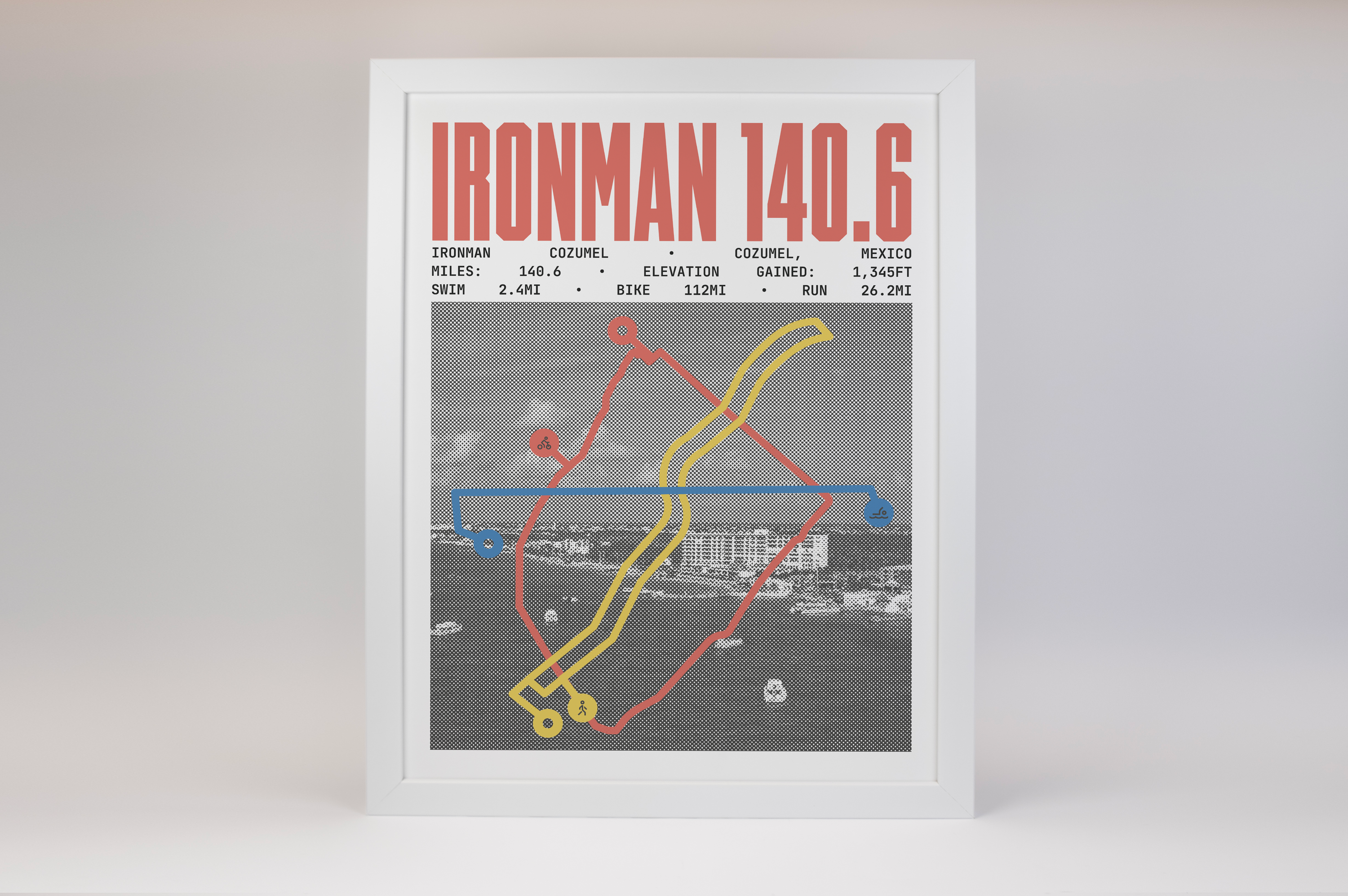 Ironman 140.6 Cozumel Poster