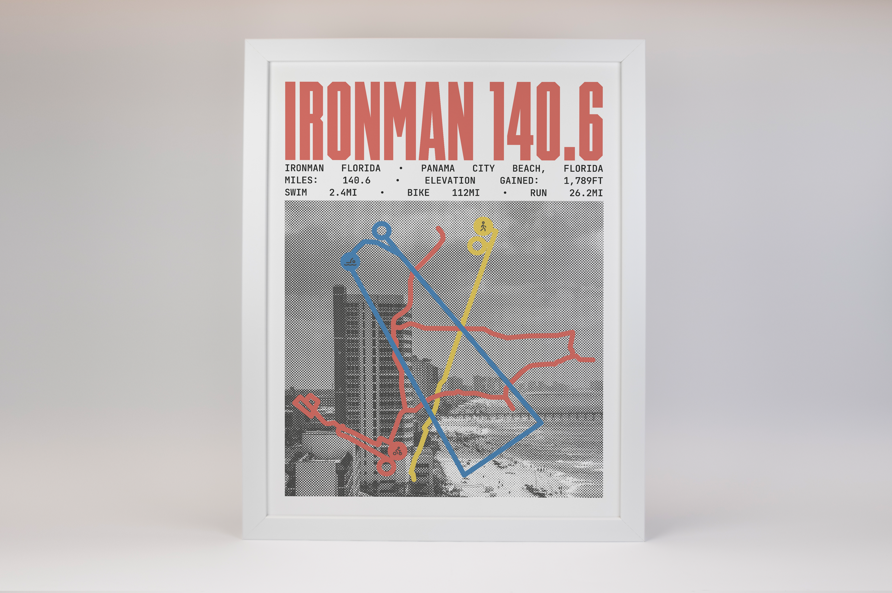 Ironman 140.6 Florida Poster